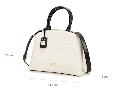 Foto 5 | Bolsa Cruzada Guess Factory Easley Satchel
