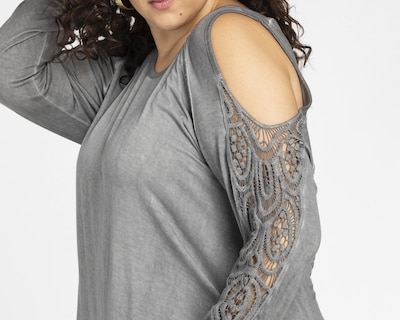Foto 4 | Blusa Lady Sun Manga 3/4 con Encaje
