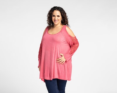 Foto 1 | Blusa Lady Sun con Encaje en Mangas