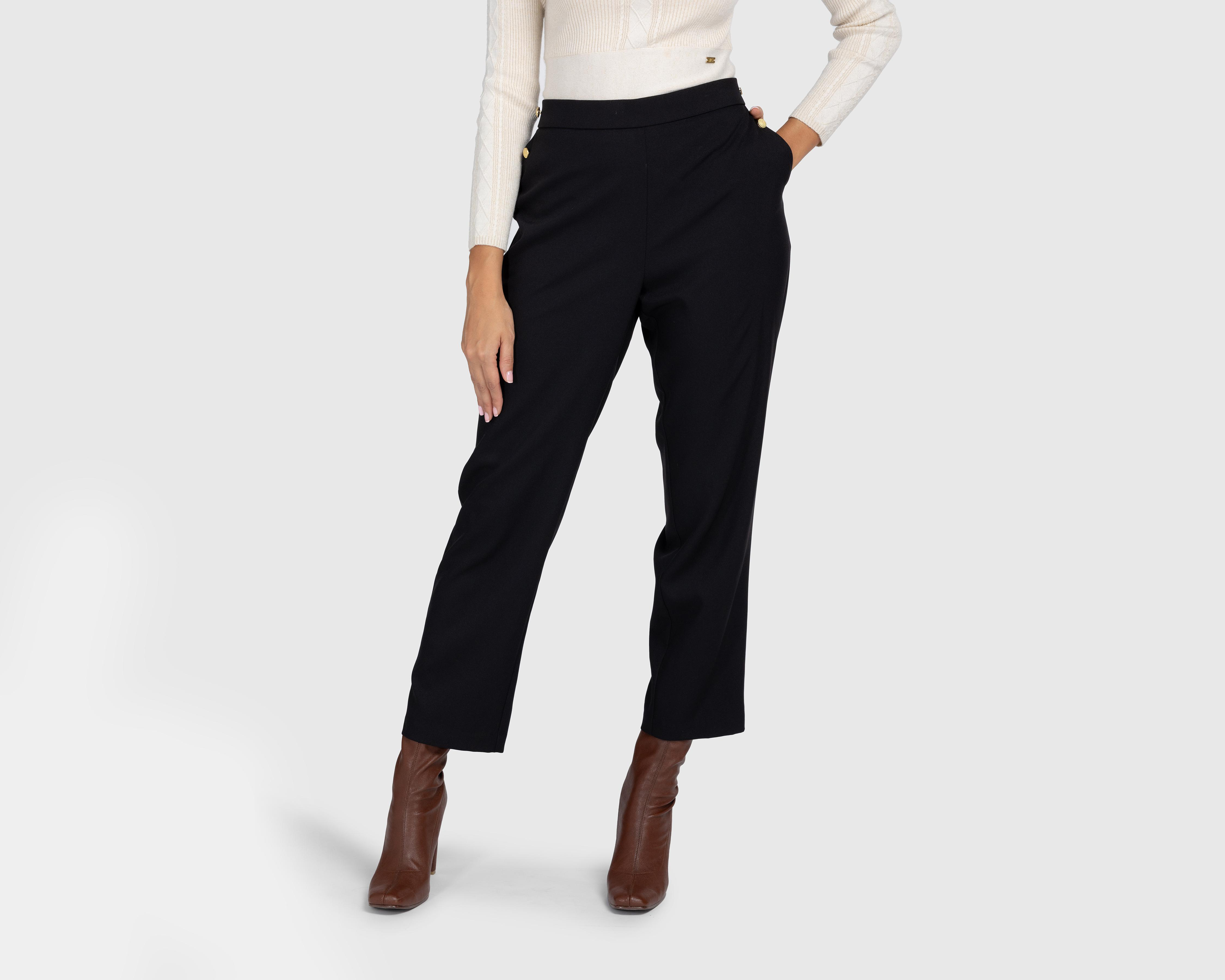 Foto 2 pulgar | Pantalón de Vestir Sahara con Botones para Mujer