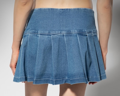 Foto 5 | Falda de Mezclilla Thinner Tableada
