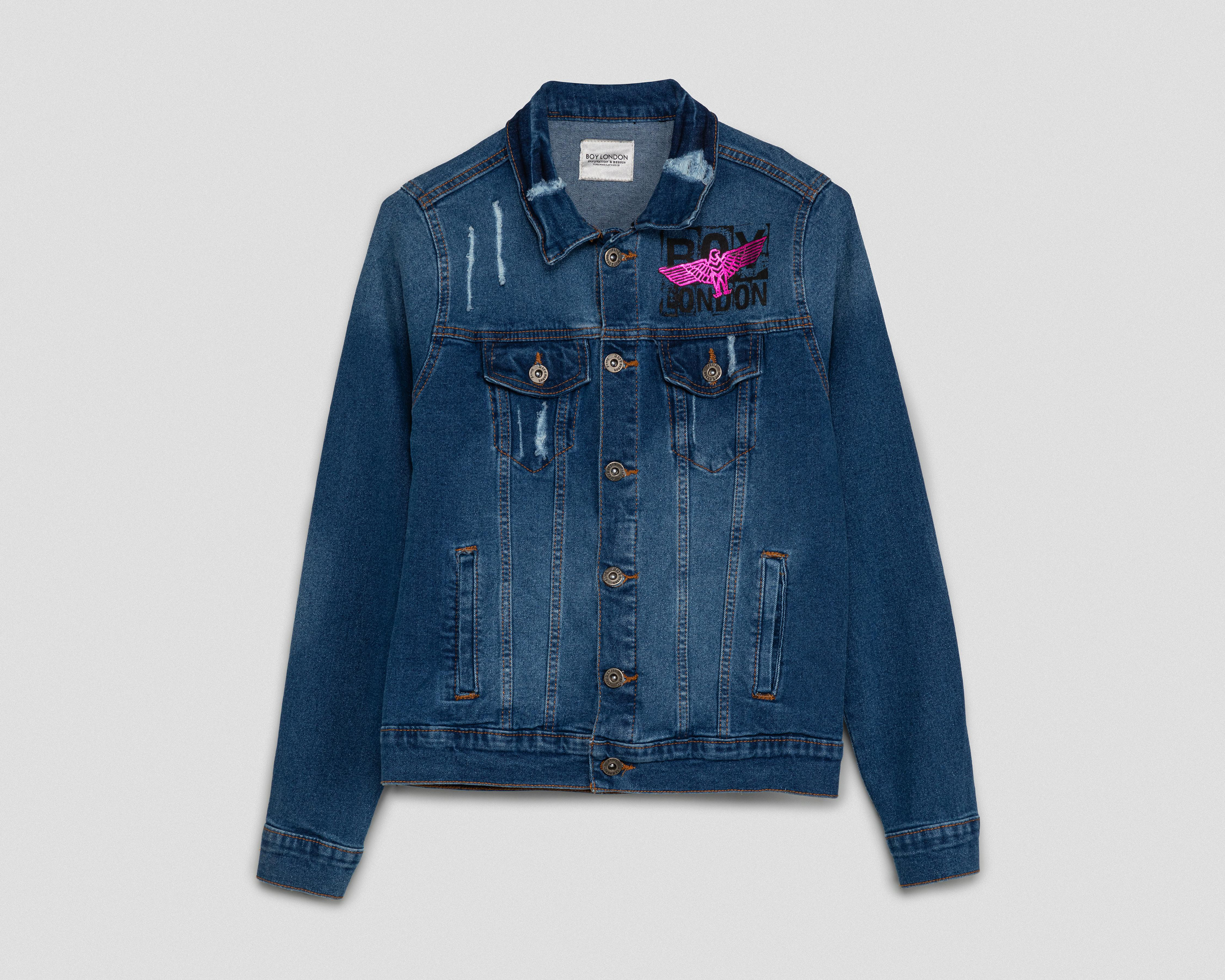 Foto 1 | Chamarra de Mezclilla con Botones Boy London para Mujer