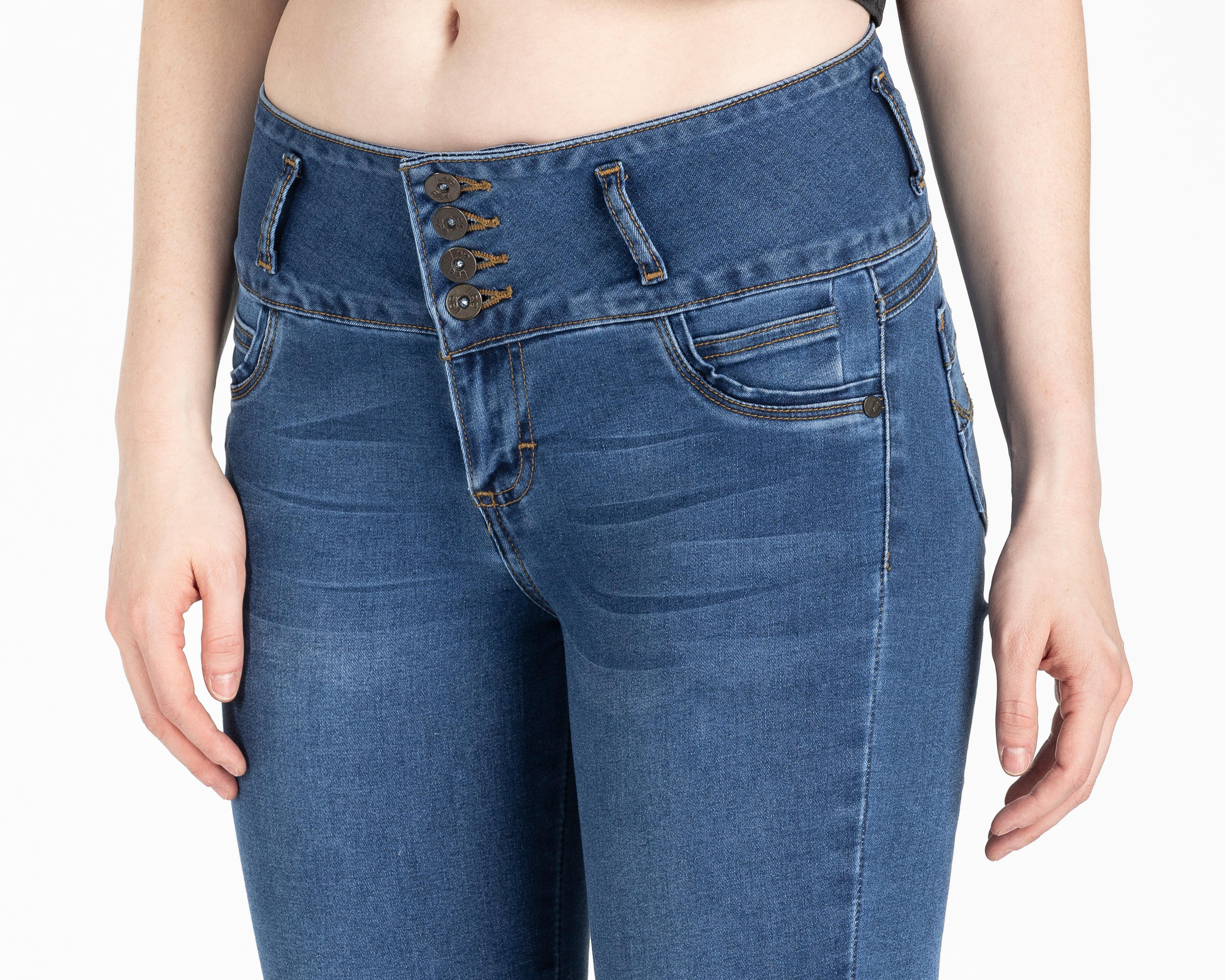 Foto 4 | Jeans Skinny Lee Shape Up para Mujer