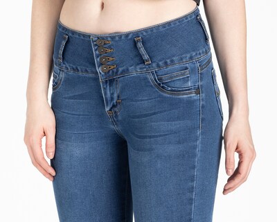 Foto 4 | Jeans Skinny Lee Shape Up para Mujer