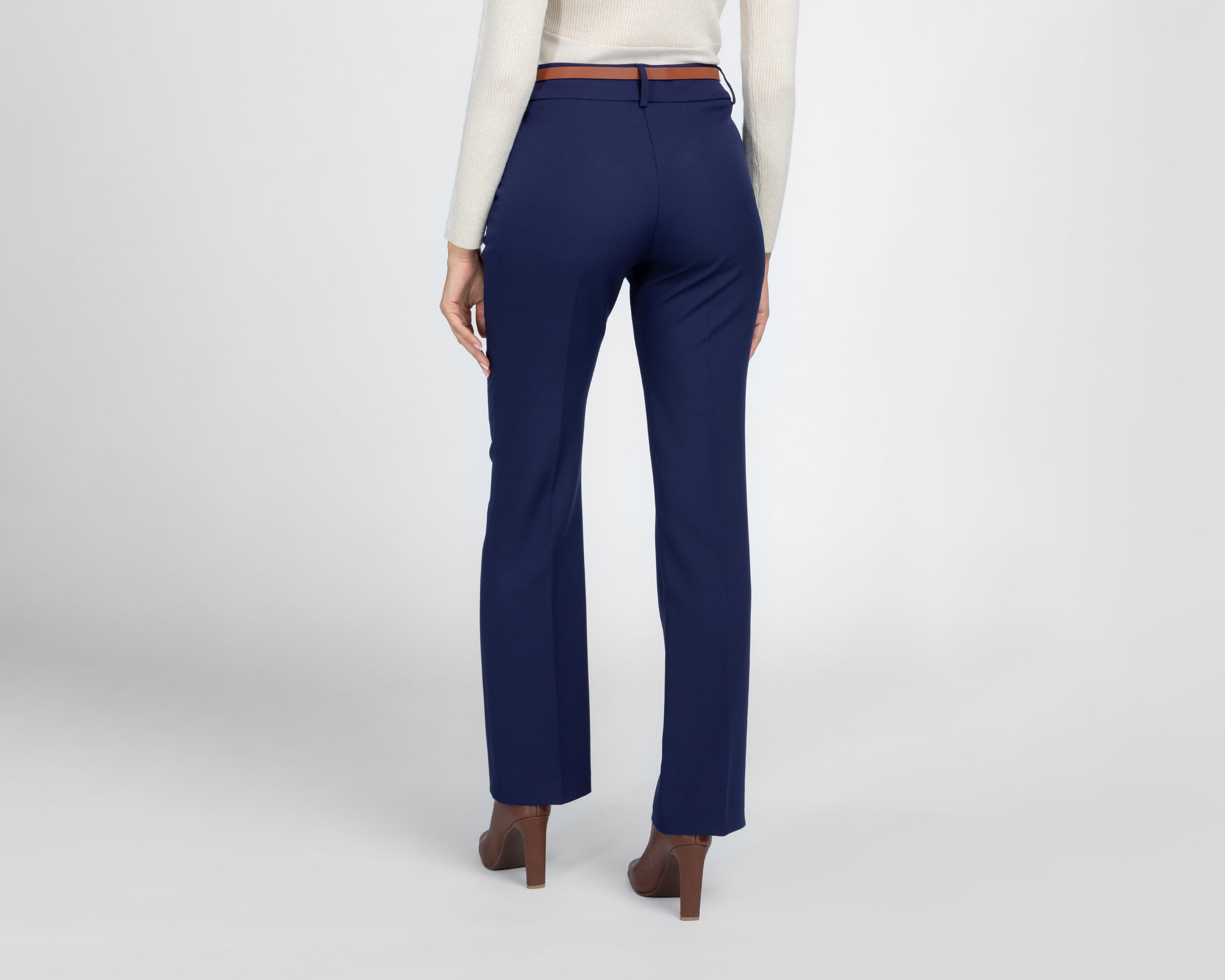 Foto 4 pulgar | Pantalón de Vestir Sahara con Cinturón para Mujer