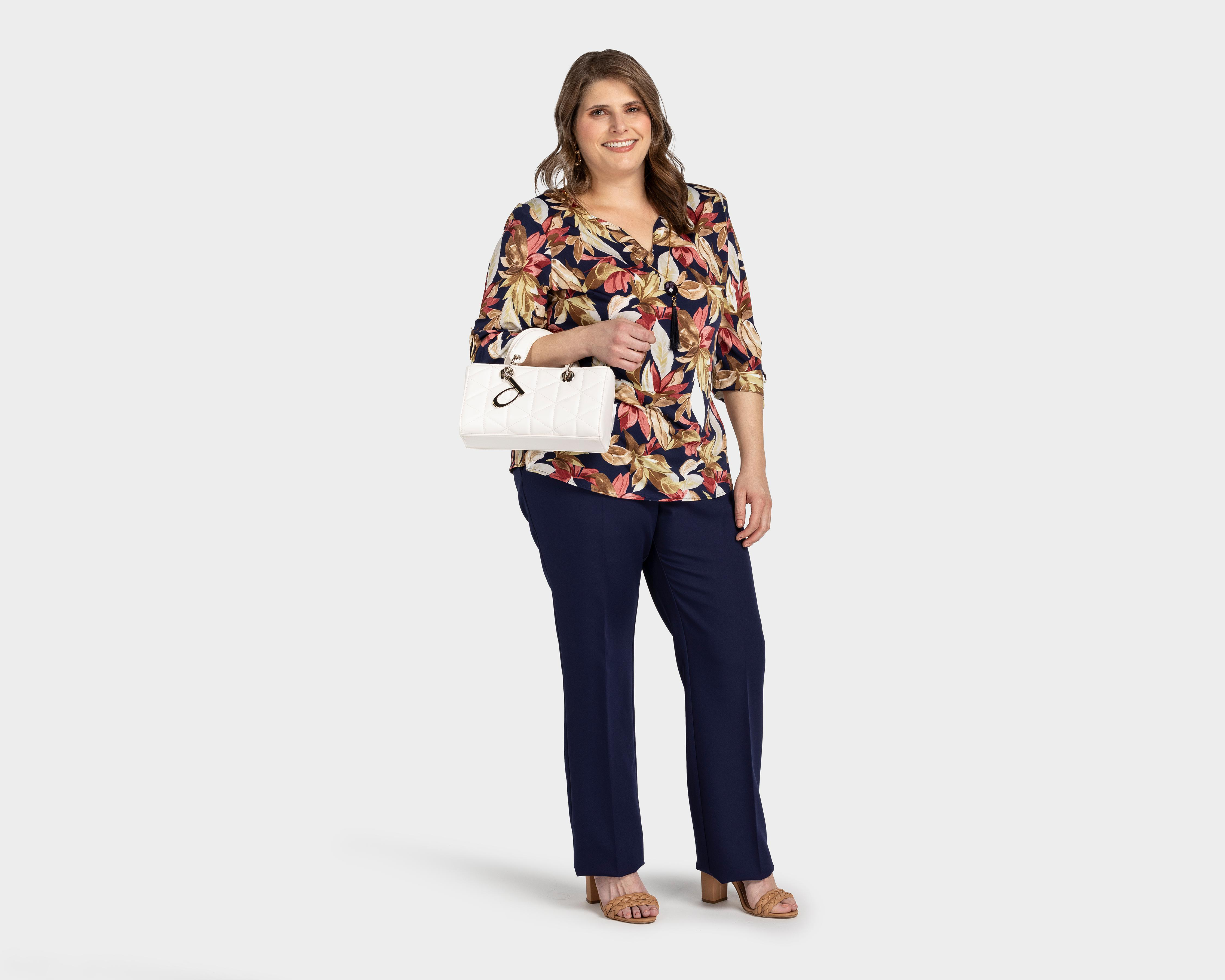 Foto 6 pulgar | Pantalón de Vestir Sahara con Cinturón para Mujer