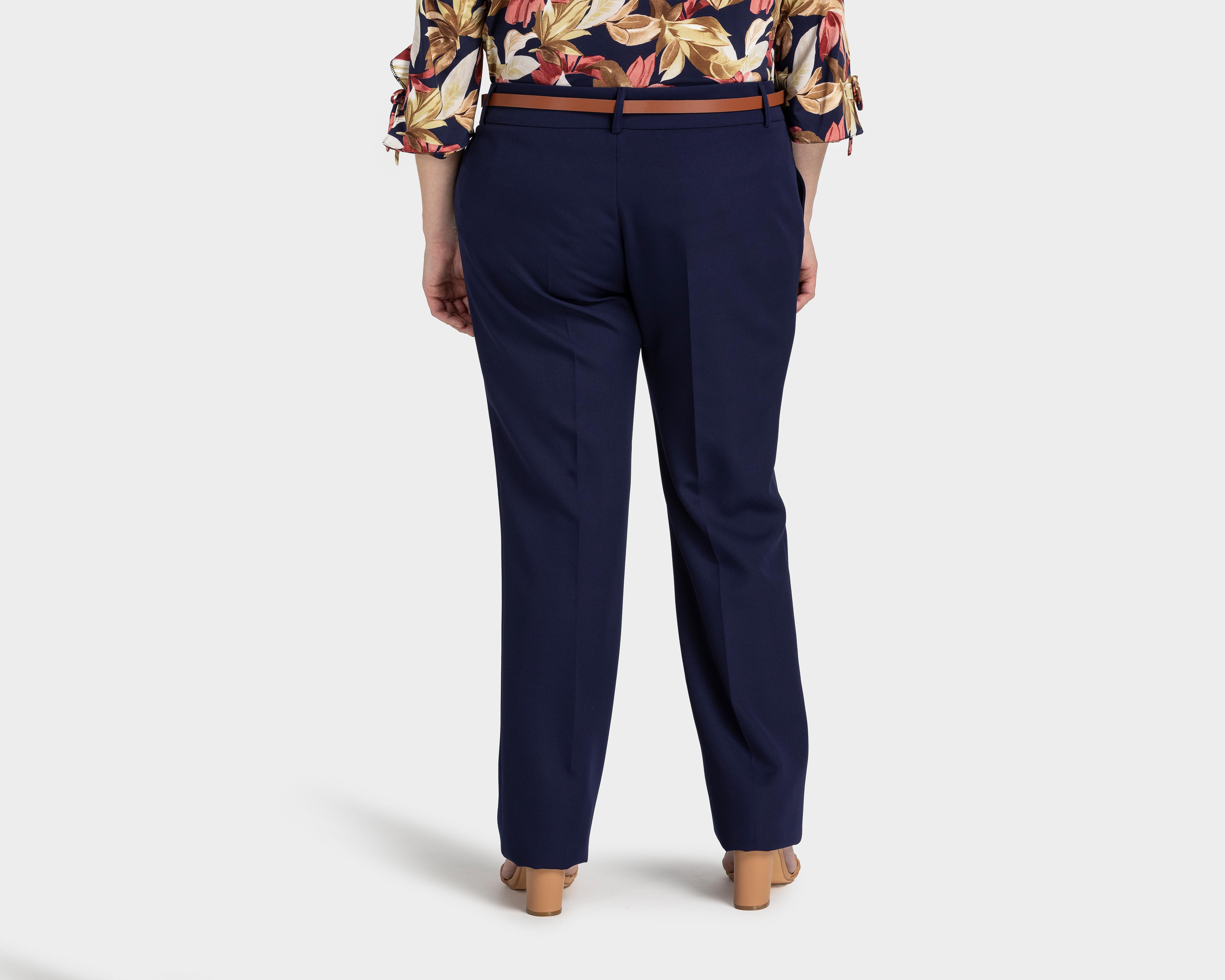 Foto 7 pulgar | Pantalón de Vestir Sahara con Cinturón para Mujer