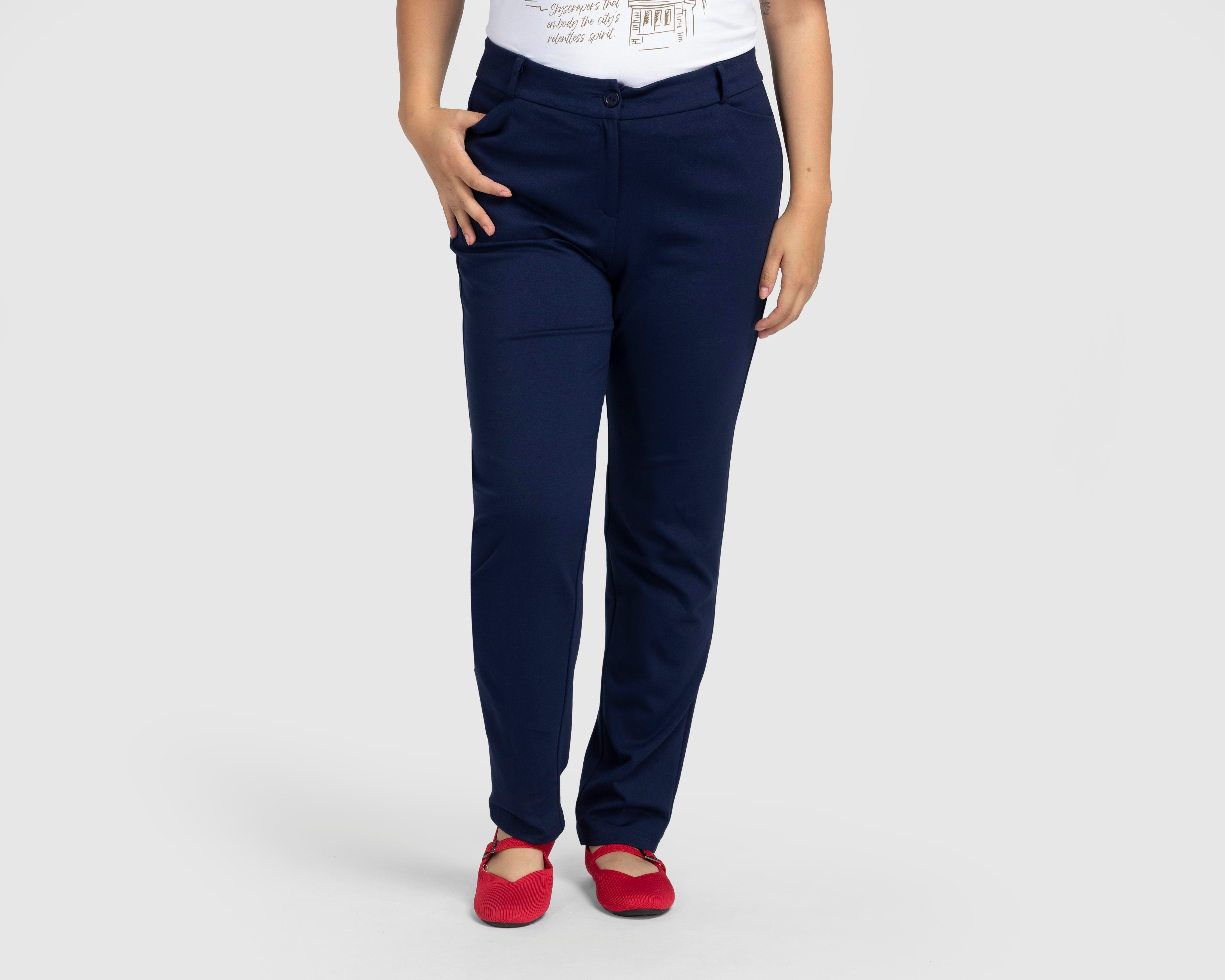 Pantalón de Vestir Sahara Tiro Alto para Mujer $389