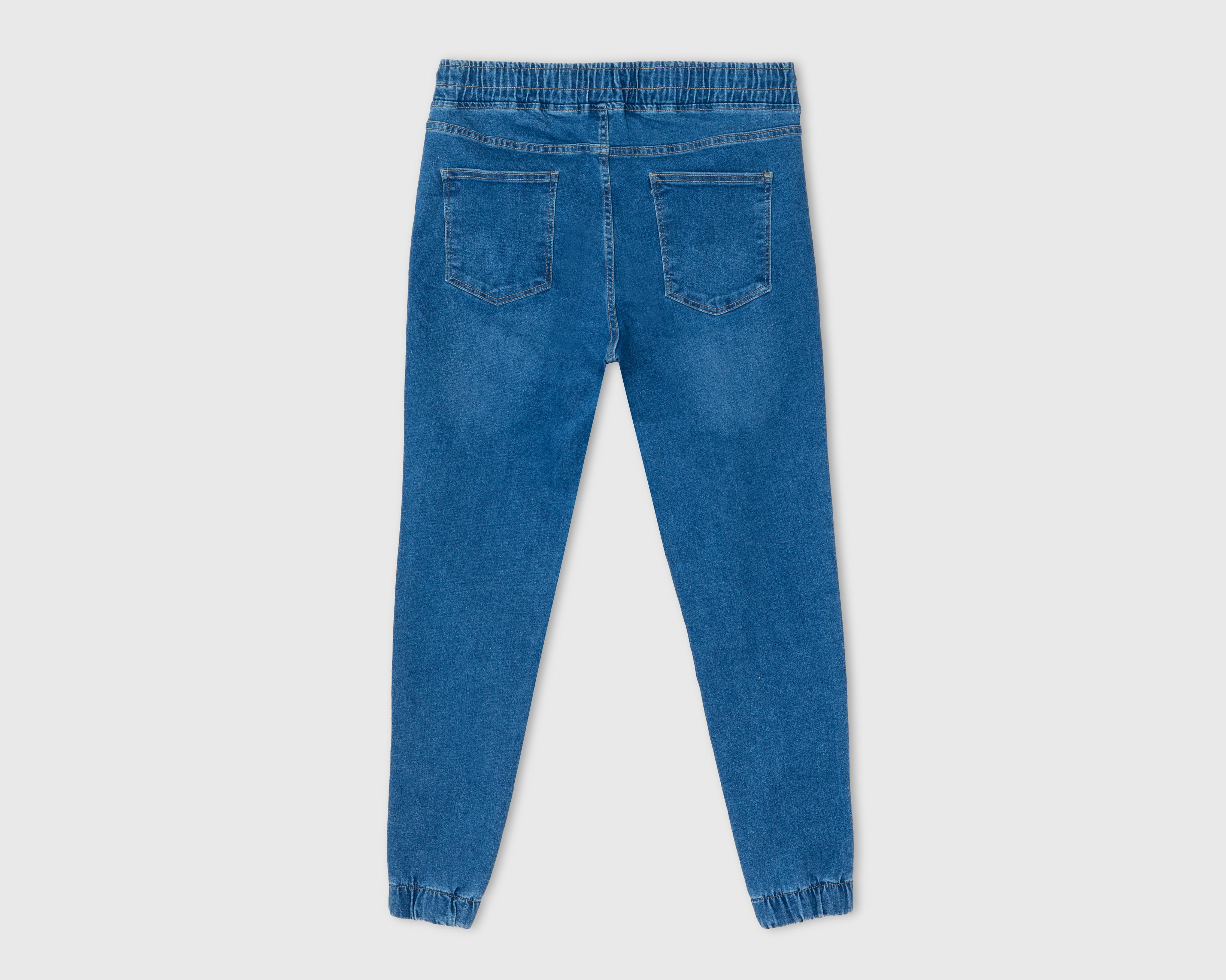 Foto 3 pulgar | Pantalón Sahara Jogger Azul para Mujer