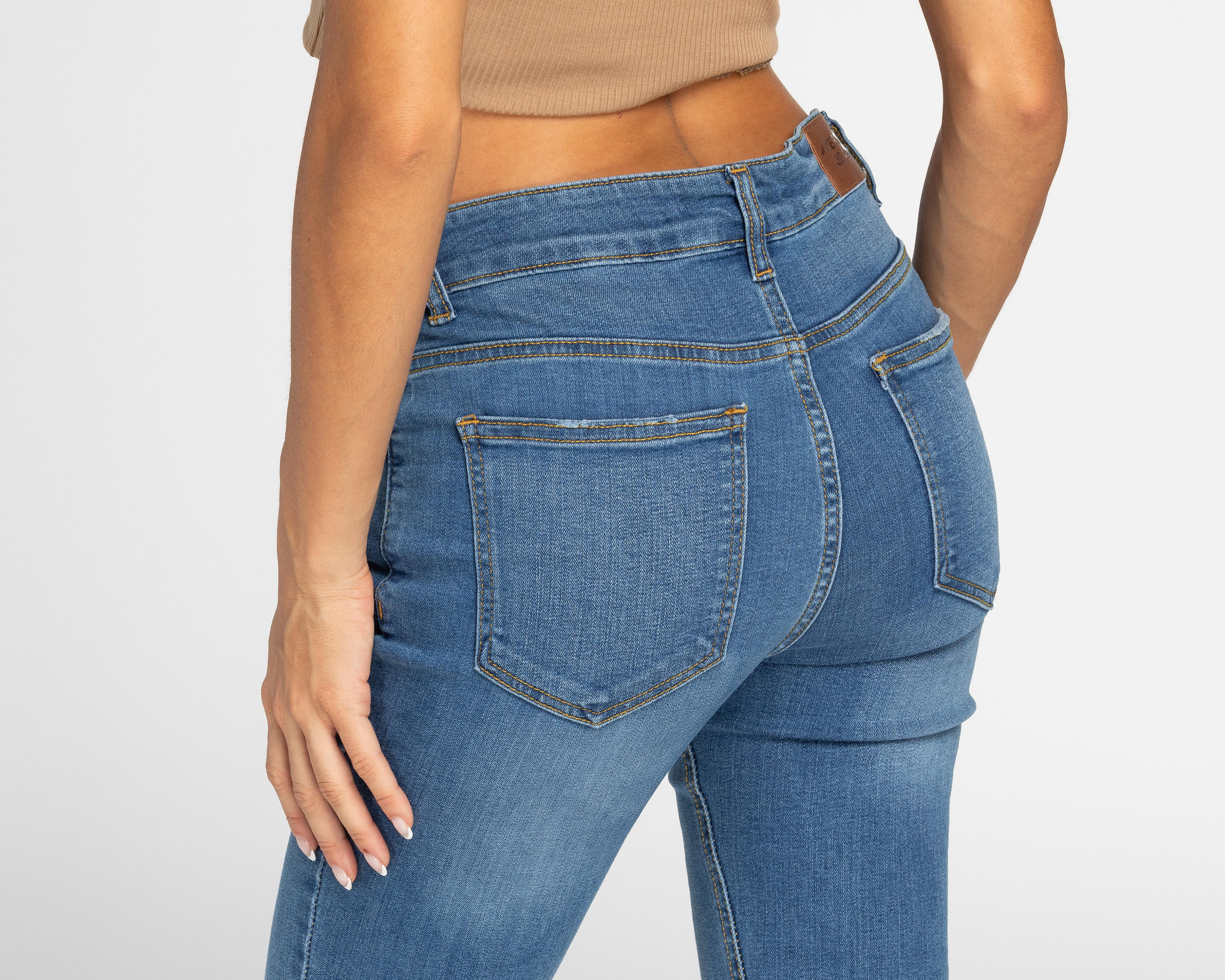 Foto 6 pulgar | Jeans Skinny Refill para Mujer