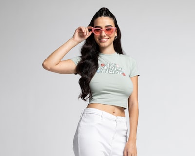 Foto 2 | Crop Top Forever 18 Estampado para Mujer