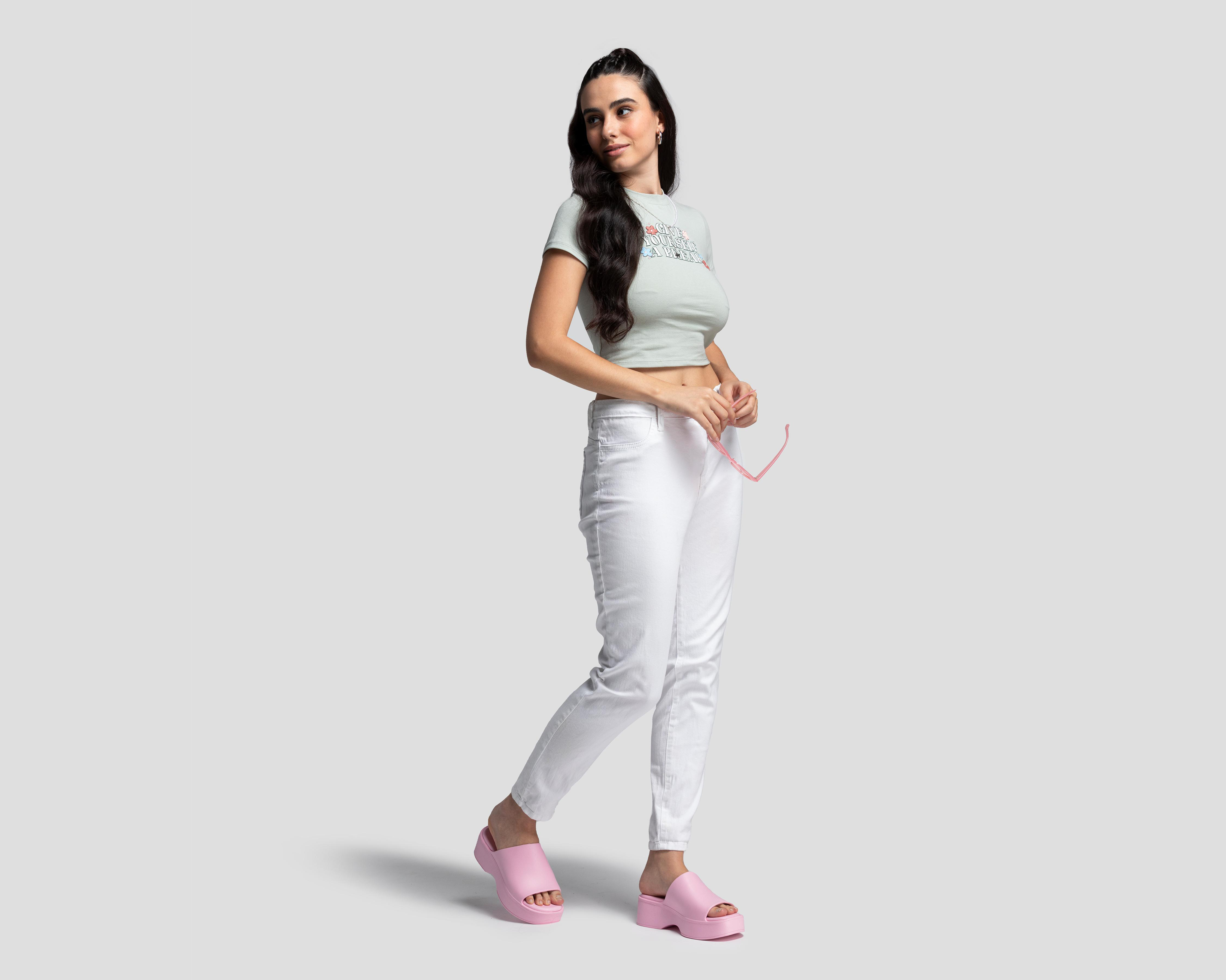 Foto 4 pulgar | Crop Top Forever 18 Estampado para Mujer