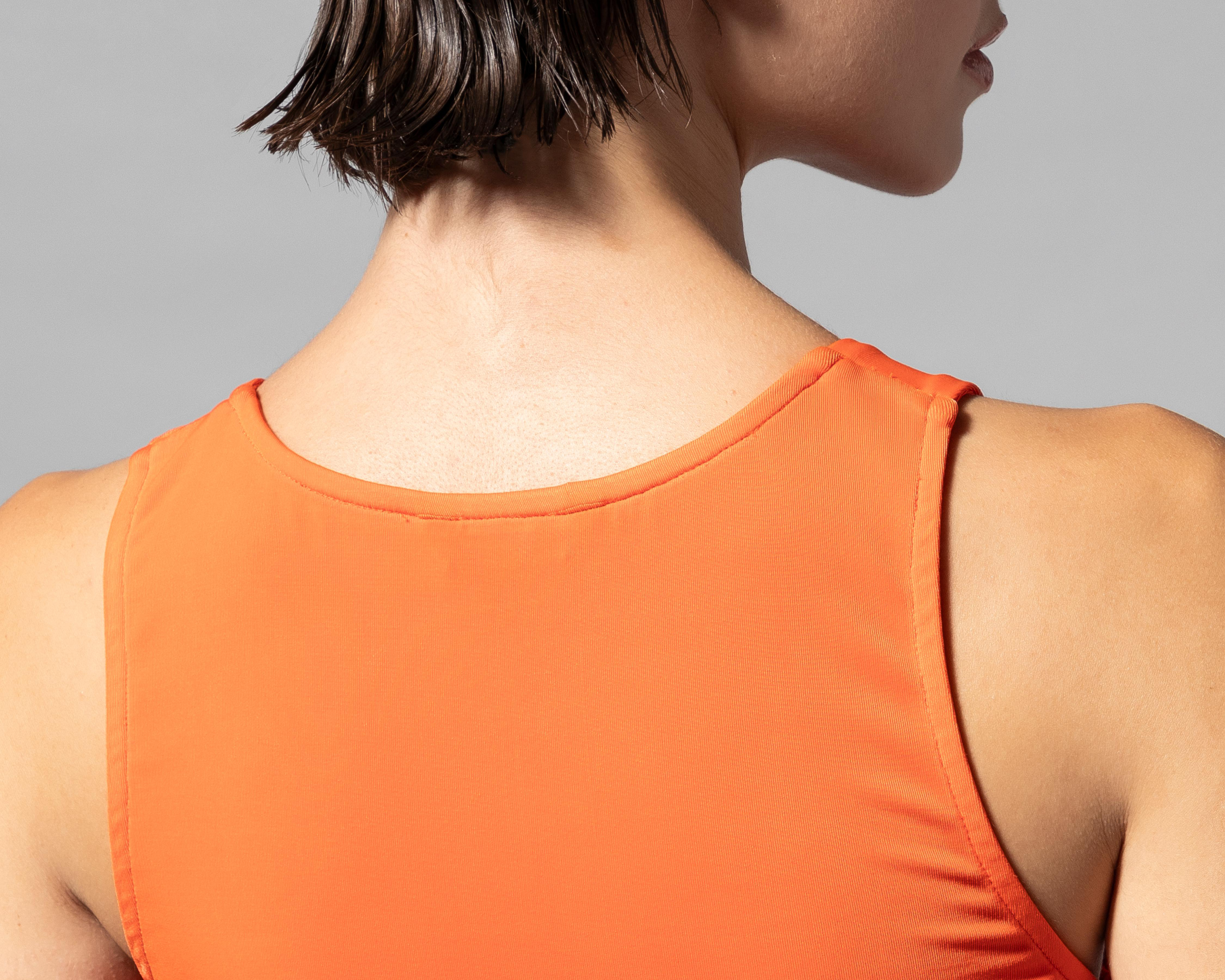 Foto 6 pulgar | Blusa Thinner con Jaretas Cuello Redondo