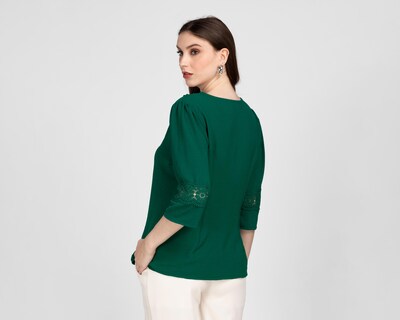Foto 3 | Blusa Lady Sun Verde para Mujer