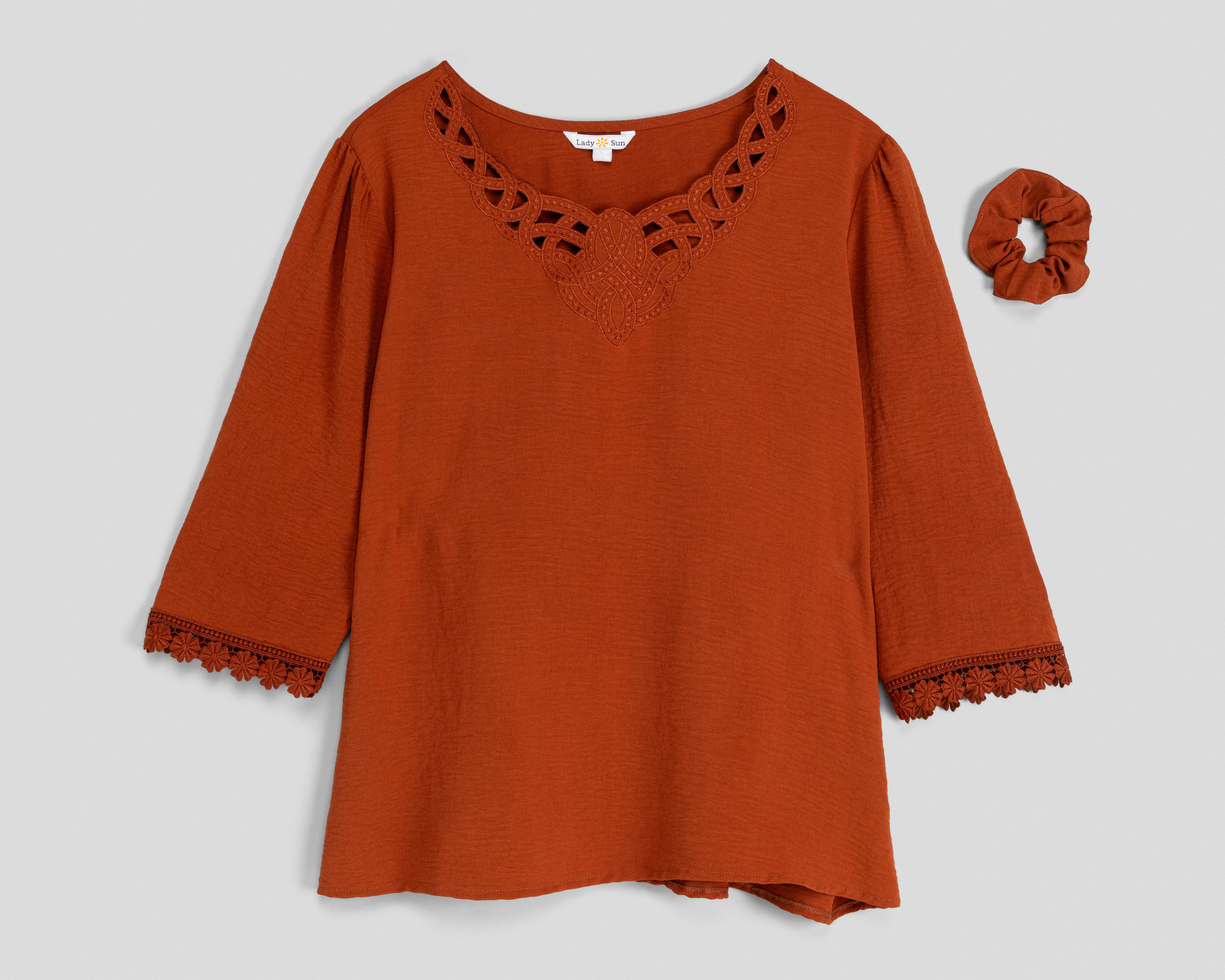 Foto 2 pulgar | Blusa Lady Sun Chedrón para Mujer