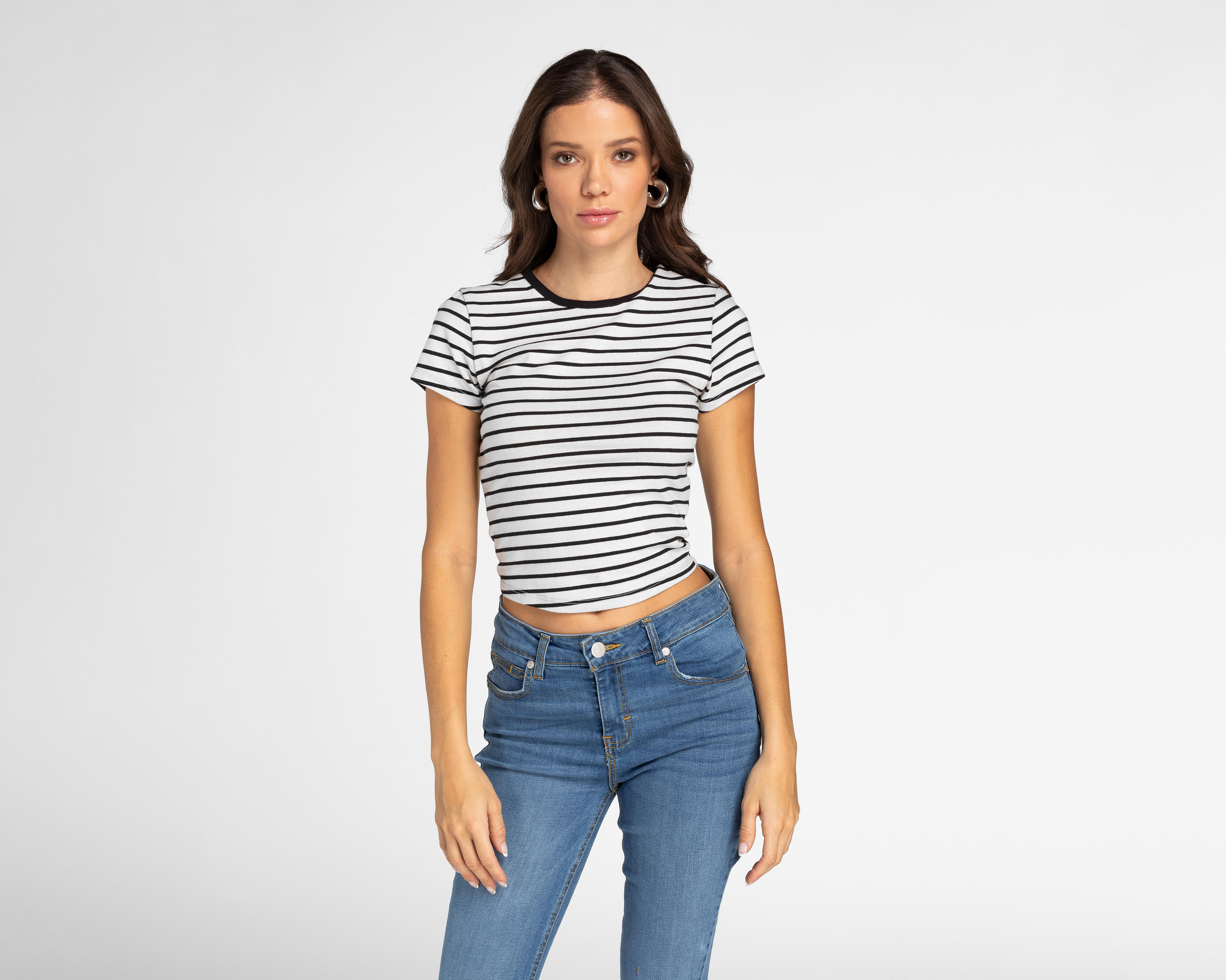 Playera Refill Manga Corta para Mujer