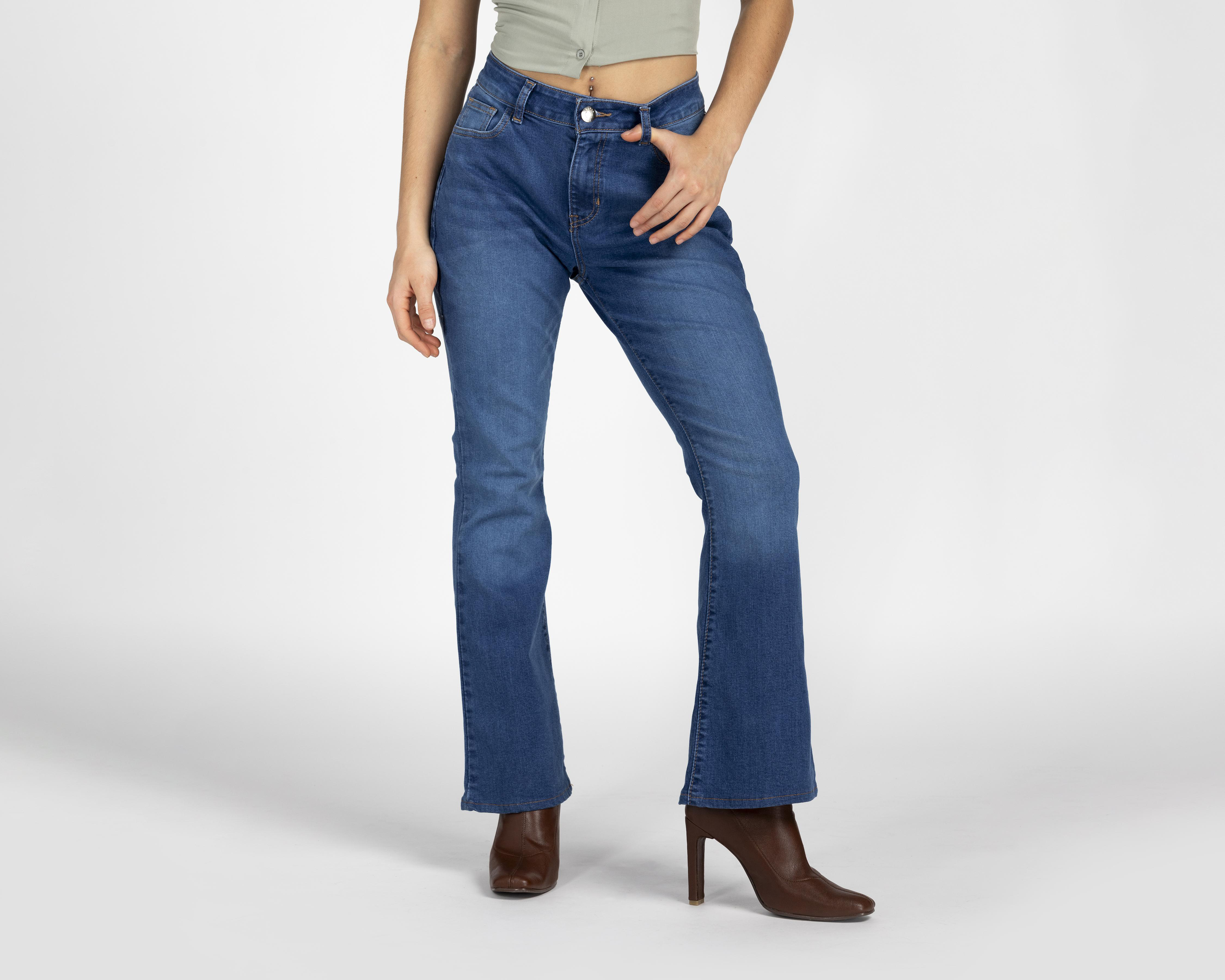Foto 2 pulgar | Jeans Flare Refill para Mujer