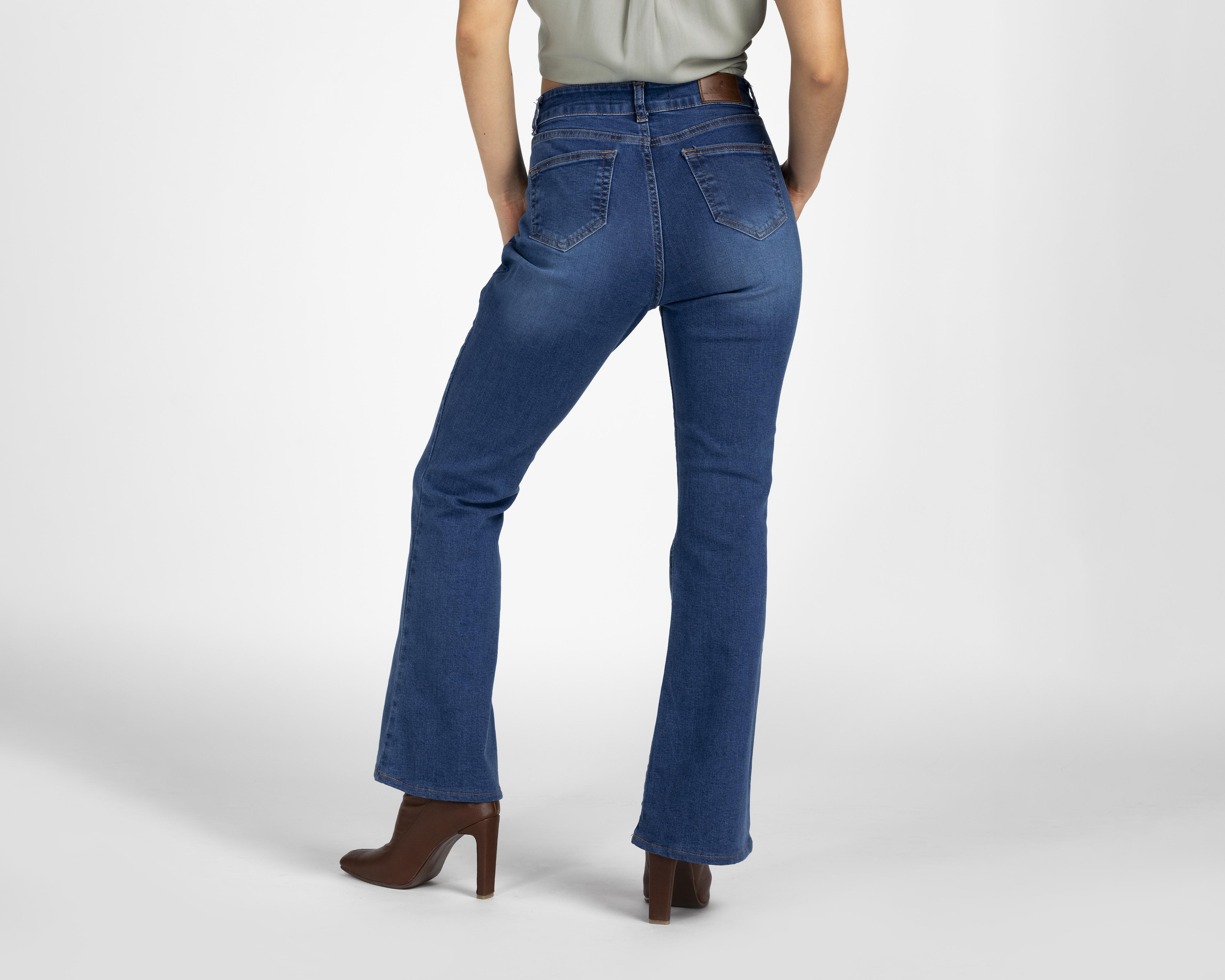 Foto 4 pulgar | Jeans Flare Refill para Mujer