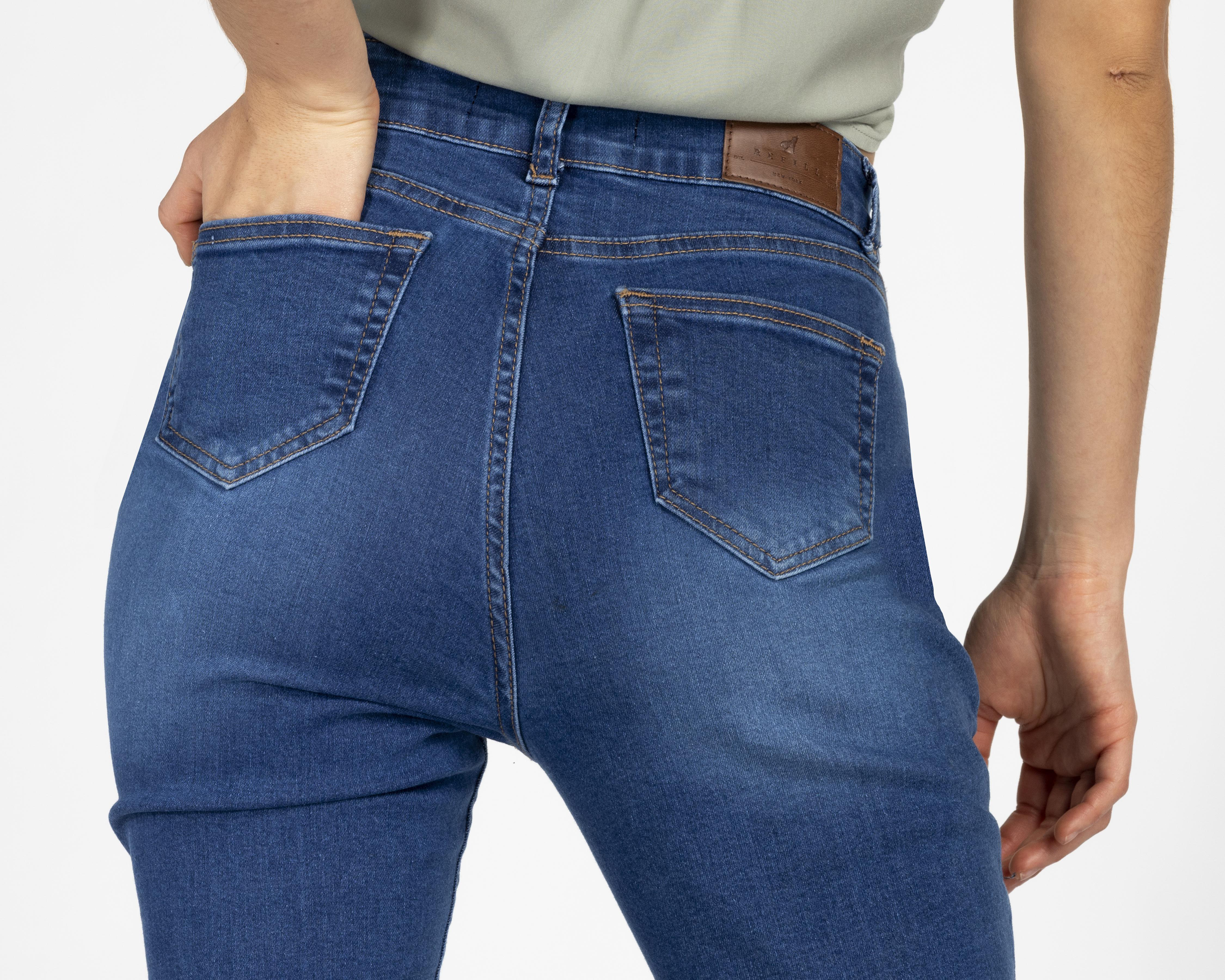 Foto 6 pulgar | Jeans Flare Refill para Mujer