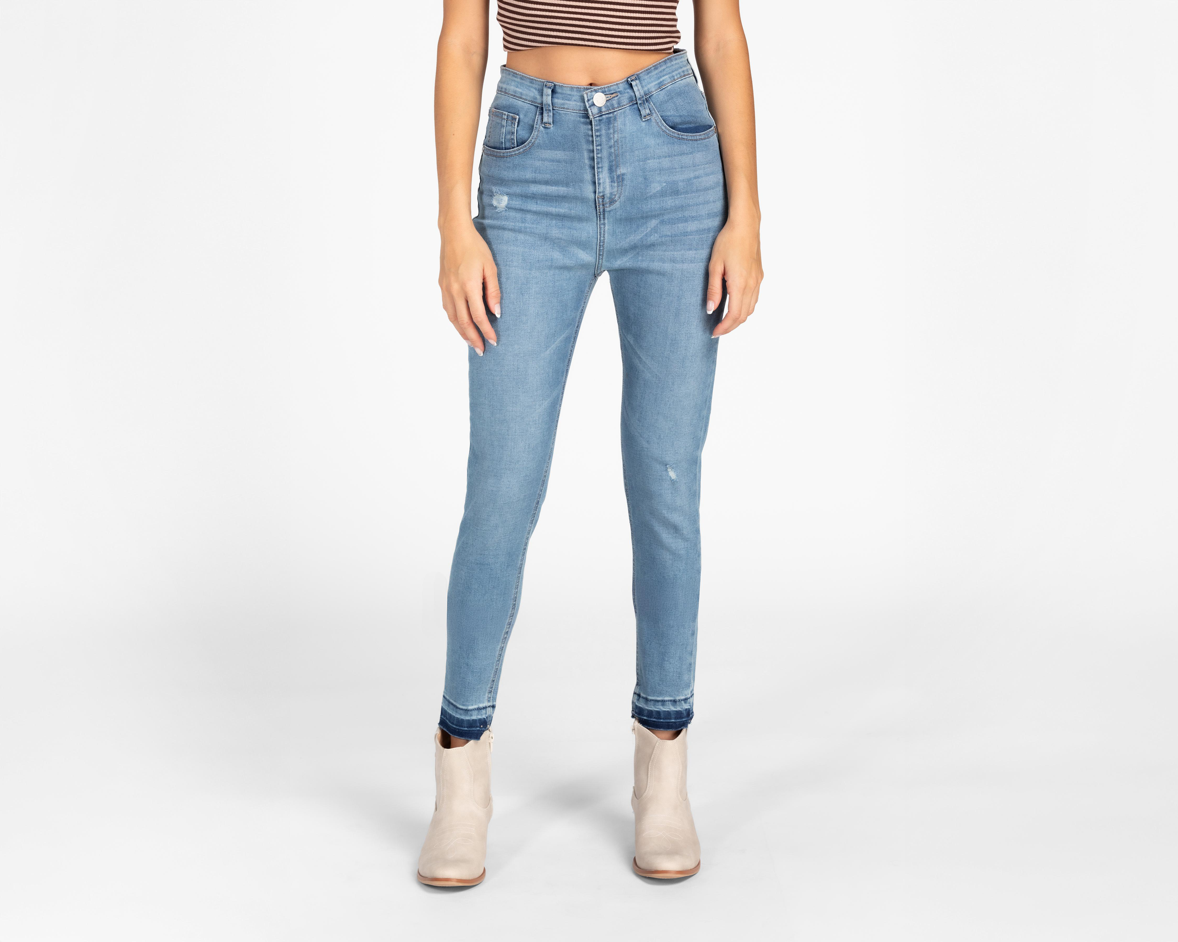 Foto 2 pulgar | Jeans Skinny Refill para Mujer