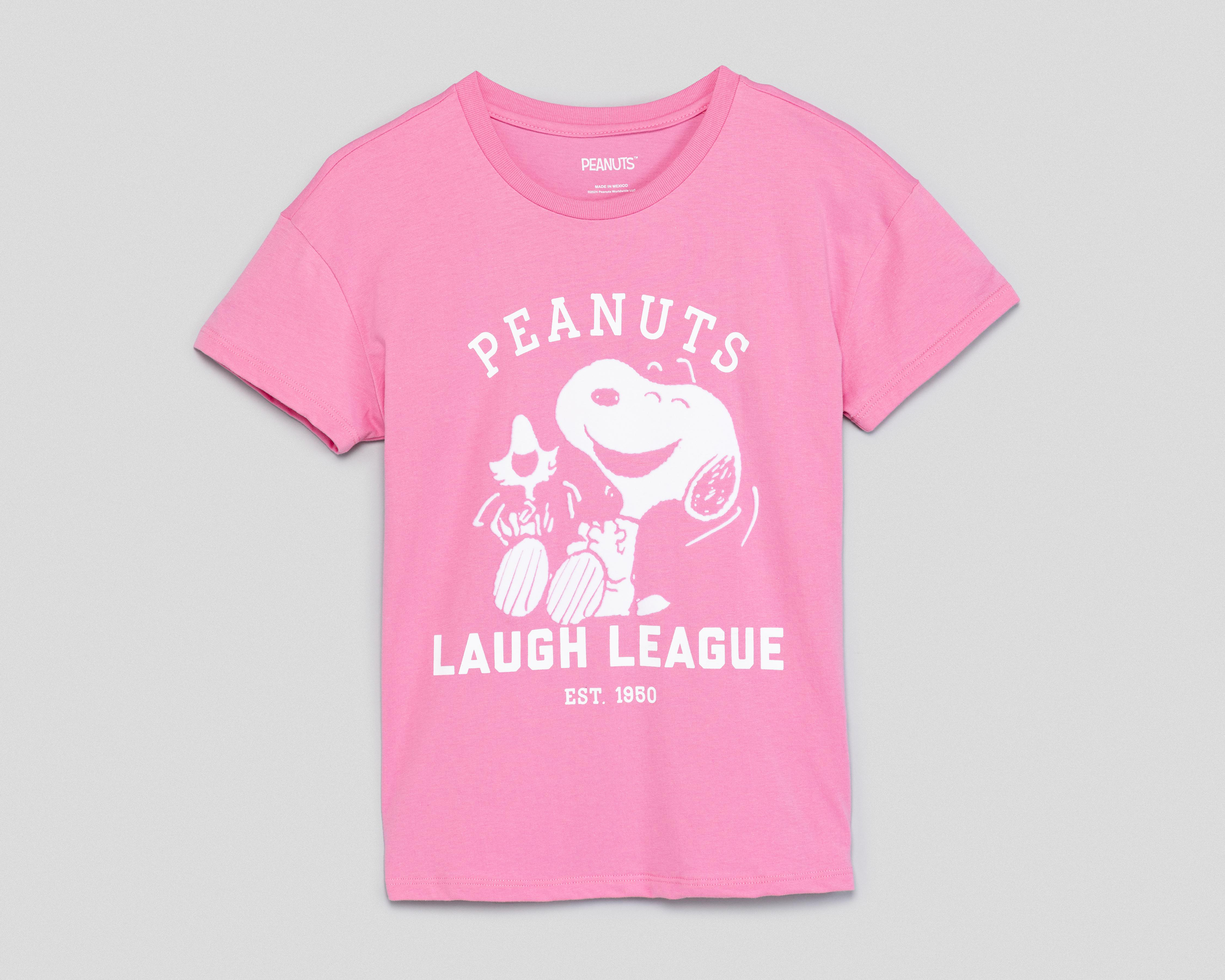 Playera Peanuts Manga Corta para Mujer $179