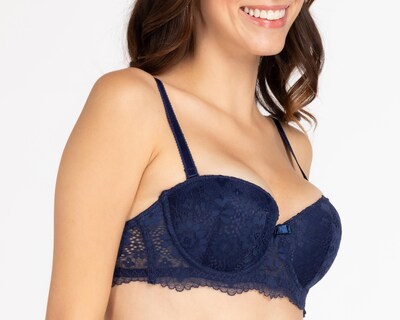 Foto 4 | Brasier con Encaje Carnival Media Copa para Mujer 2 Pack