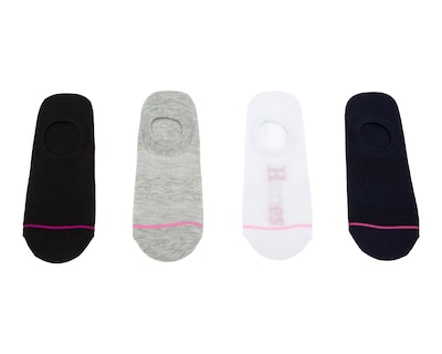 Foto 1 | Calcetas Invisibles Hanes para Mujer 4 Pares
