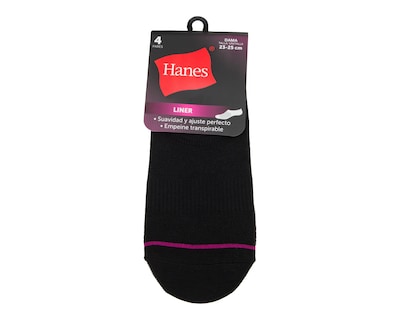 Foto 3 | Calcetas Invisibles Hanes para Mujer 4 Pares