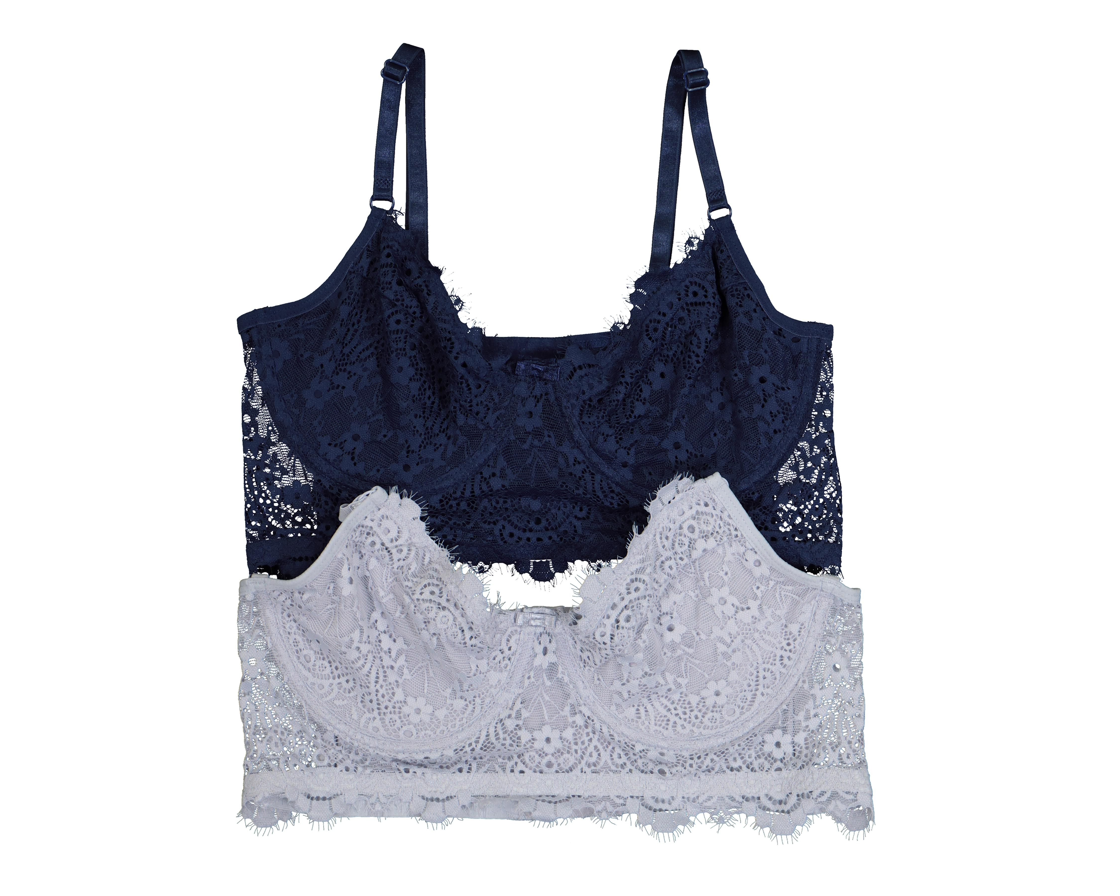 Brasier de Encaje Carnival sin Relleno para Mujer 2 Pack
