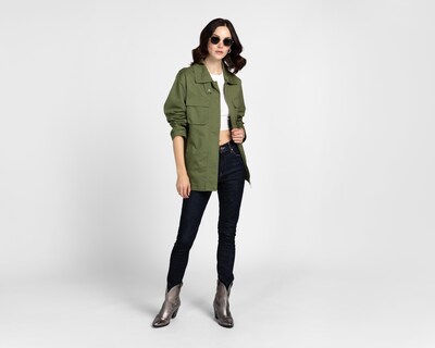 Foto 2 | Chamarra Verde Dockers para Mujer