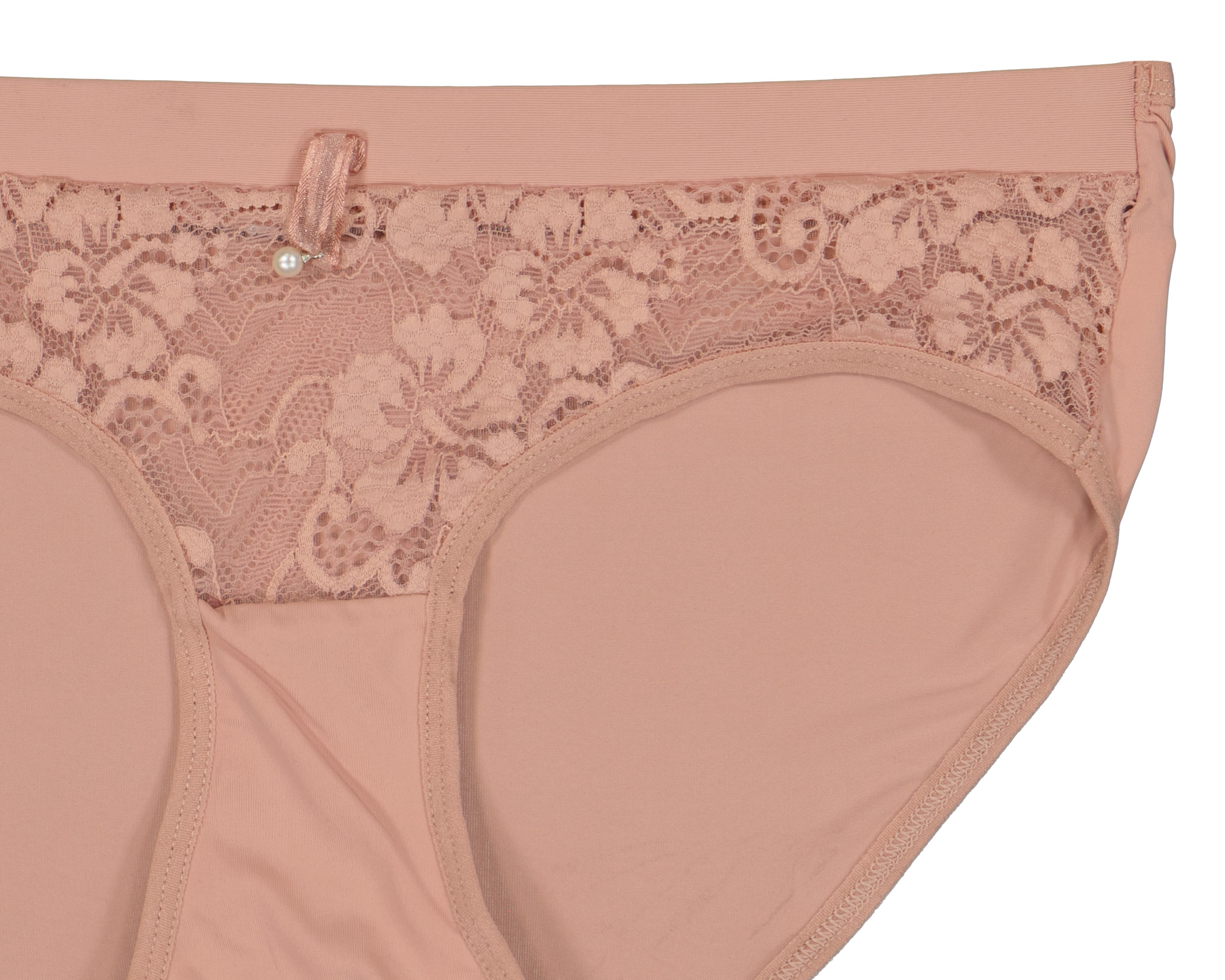 Foto 4 pulgar | Pantaleta con Encaje Jockey para Mujer