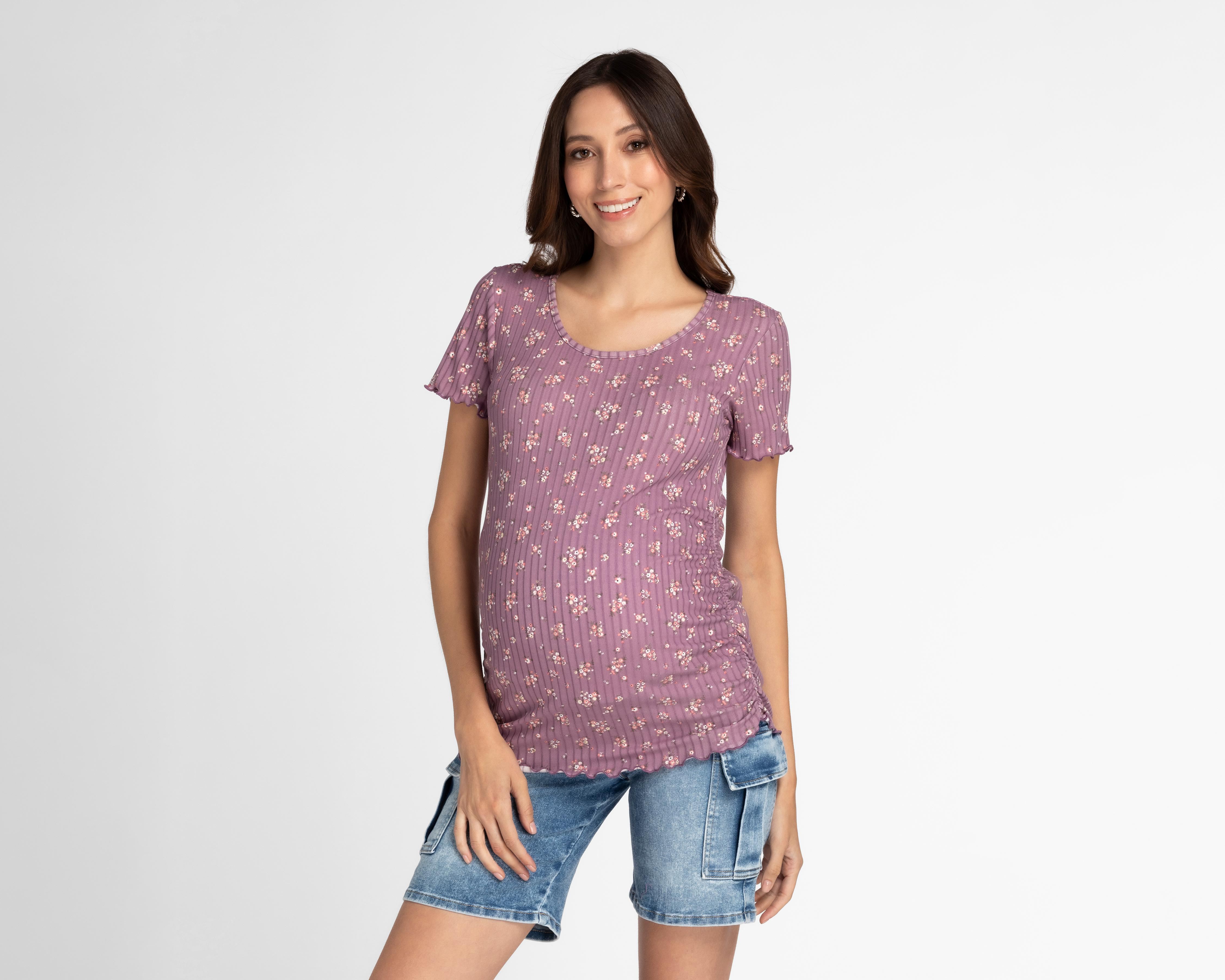 Foto 2 | Playera de Maternidad Mamá Bella Manga Corta 2 Piezas
