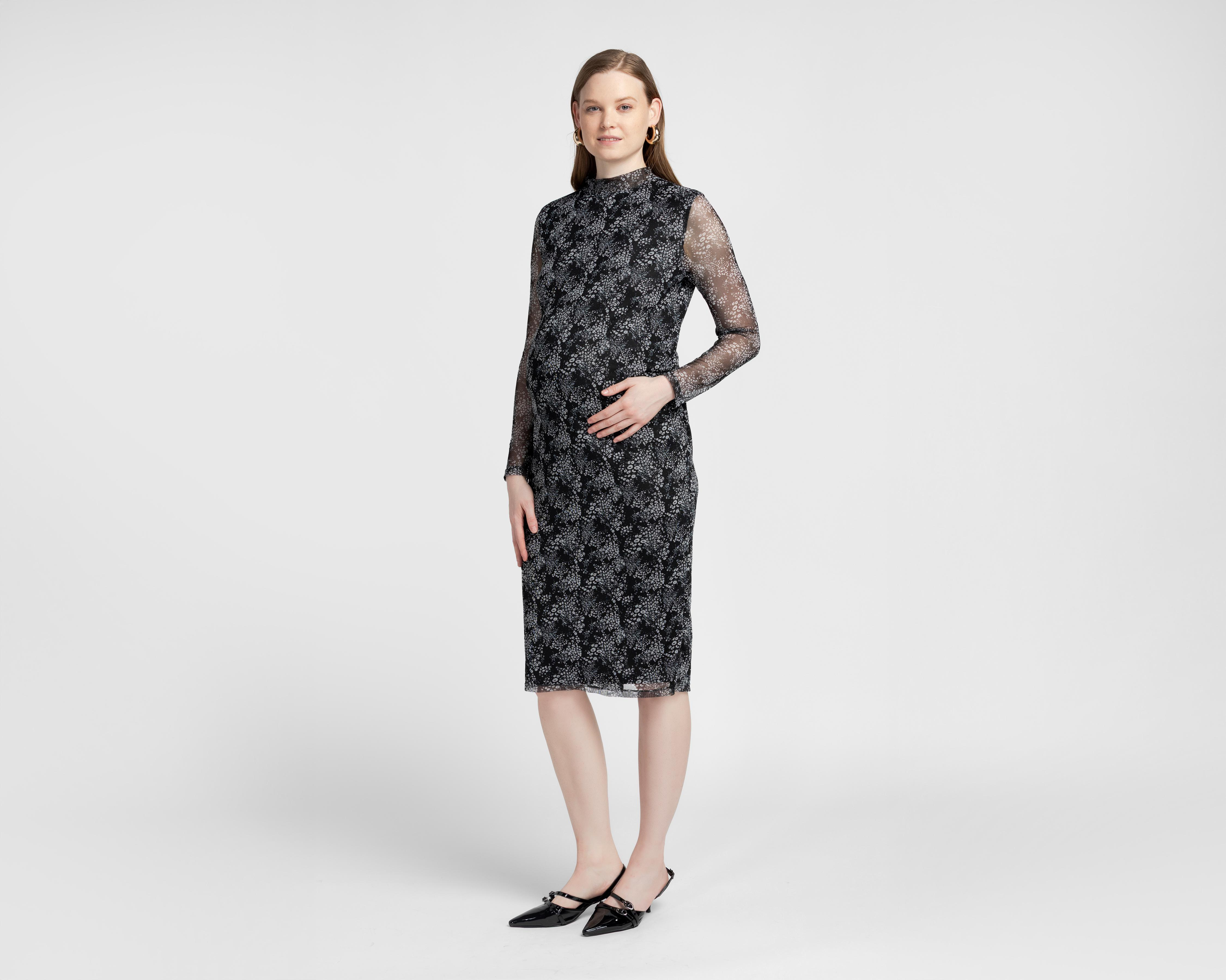 Foto 1 | Vestido de Maternidad Manga Larga Mamá Bella