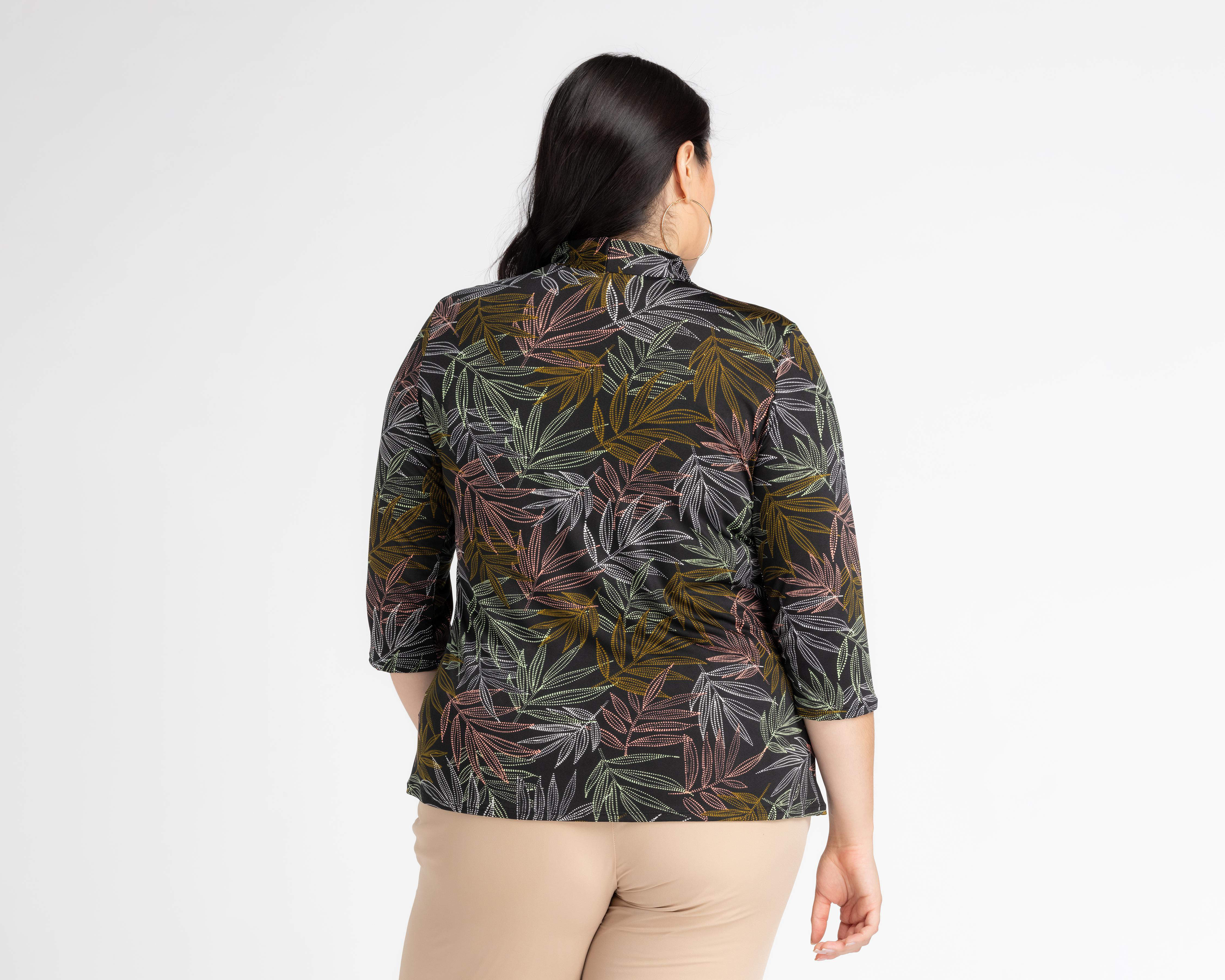 Foto 4 pulgar | Blusa Lady Sun Manga 3/4 Floral