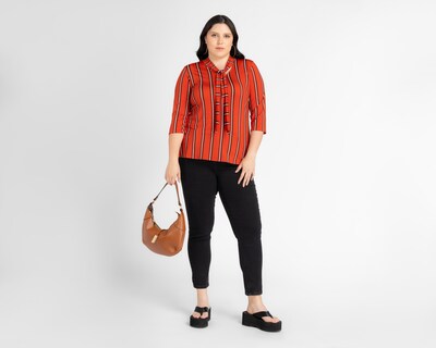 Foto 2 | Blusa Lady Sun Manga 3/4 a Rayas