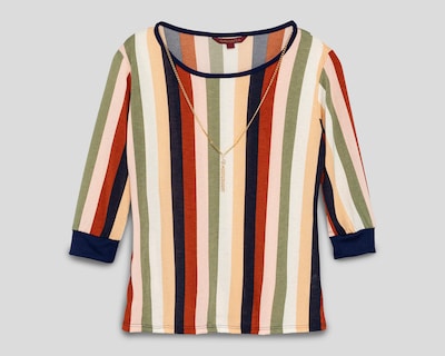 Foto 1 | Blusa Sahara a Rayas para Mujer