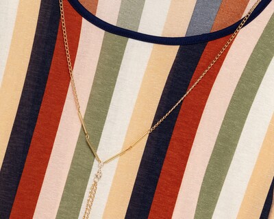 Foto 3 | Blusa Sahara a Rayas para Mujer