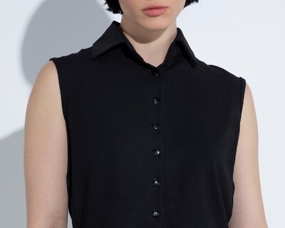 Foto 4 | Blusa Thinner sin Mangas con Botones