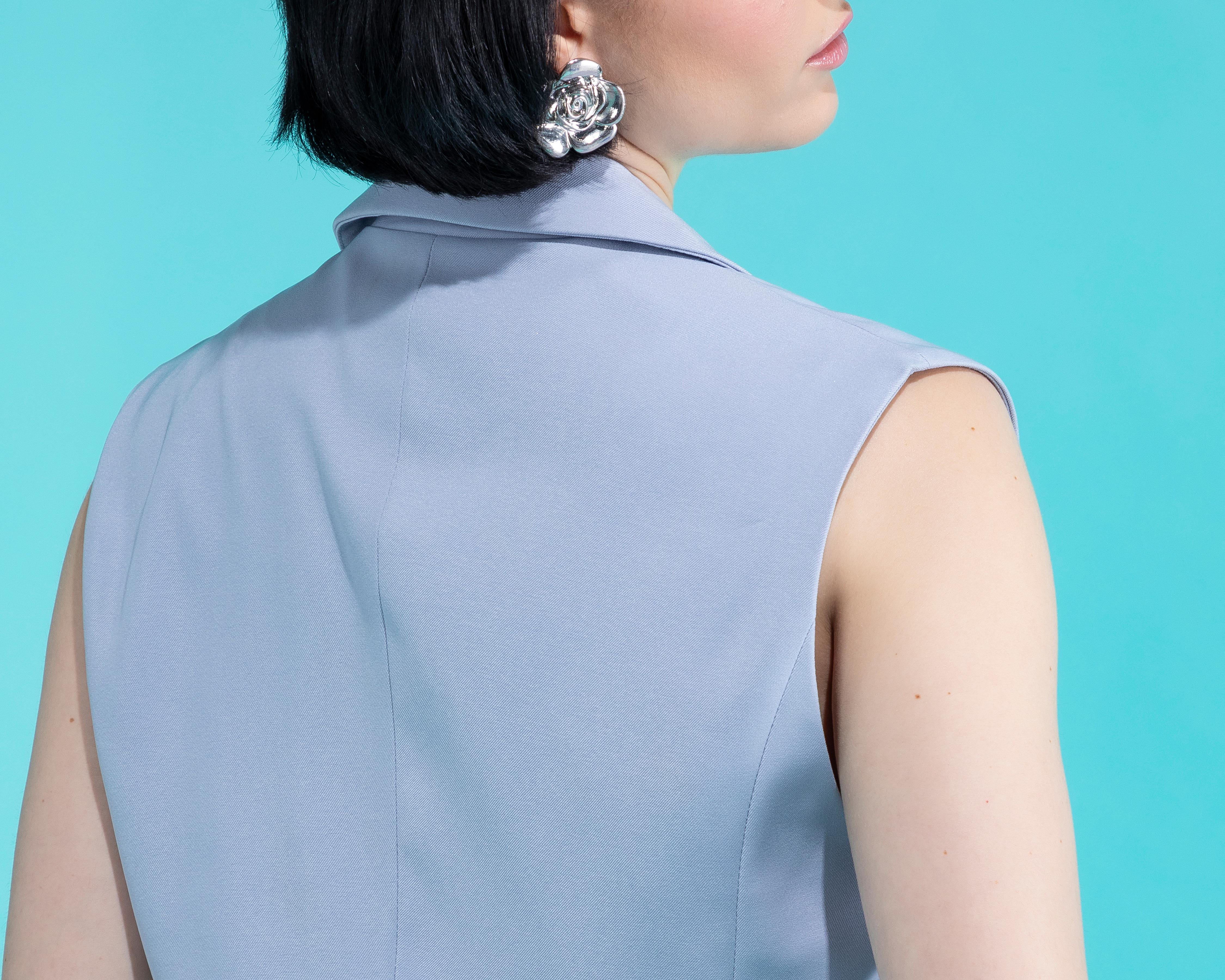 Foto 5 | Chaleco Thinner de Botones con Bolsas Delanteras