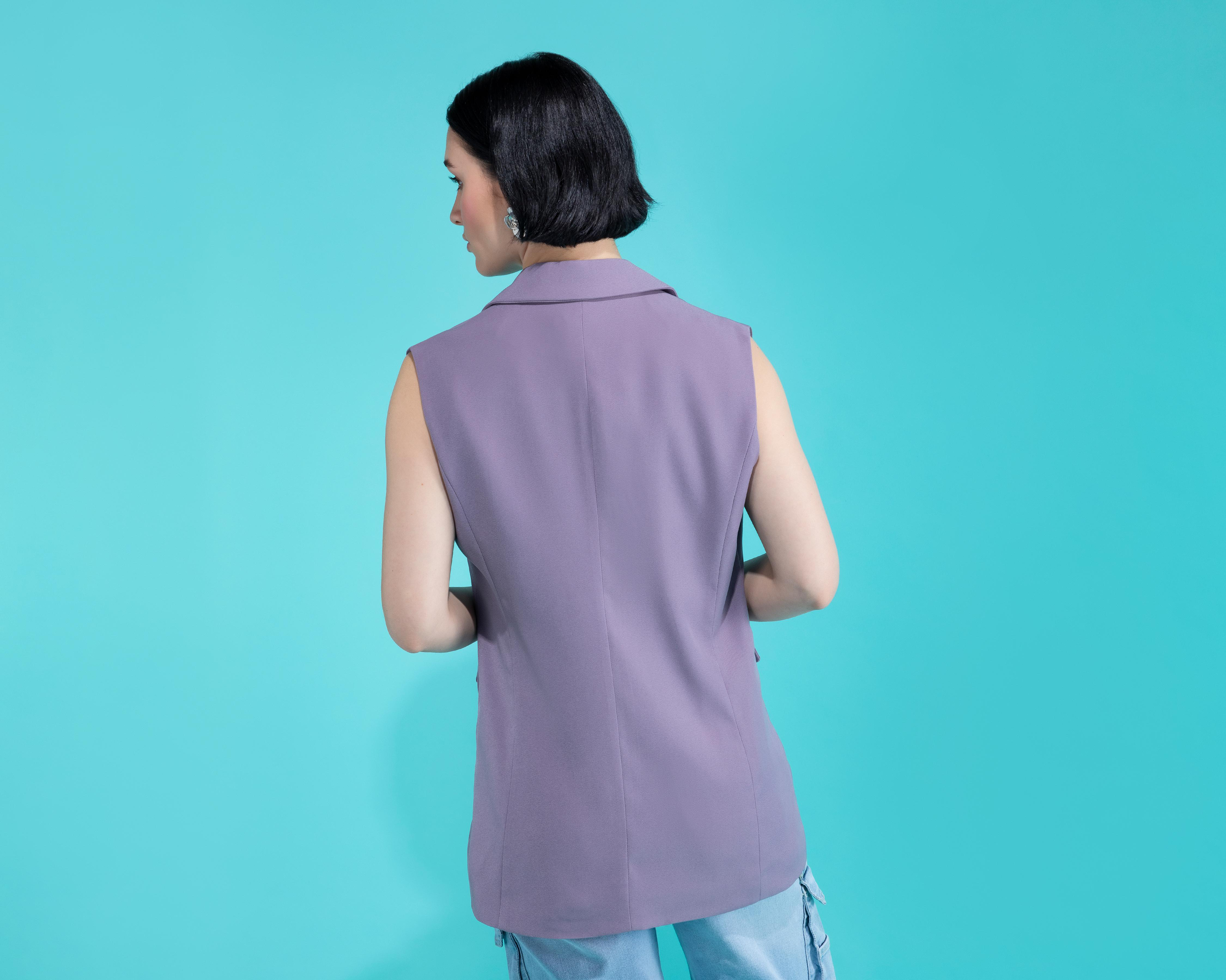 Foto 4 pulgar | Chaleco Thinner de Botones con Bolsas Delanteras