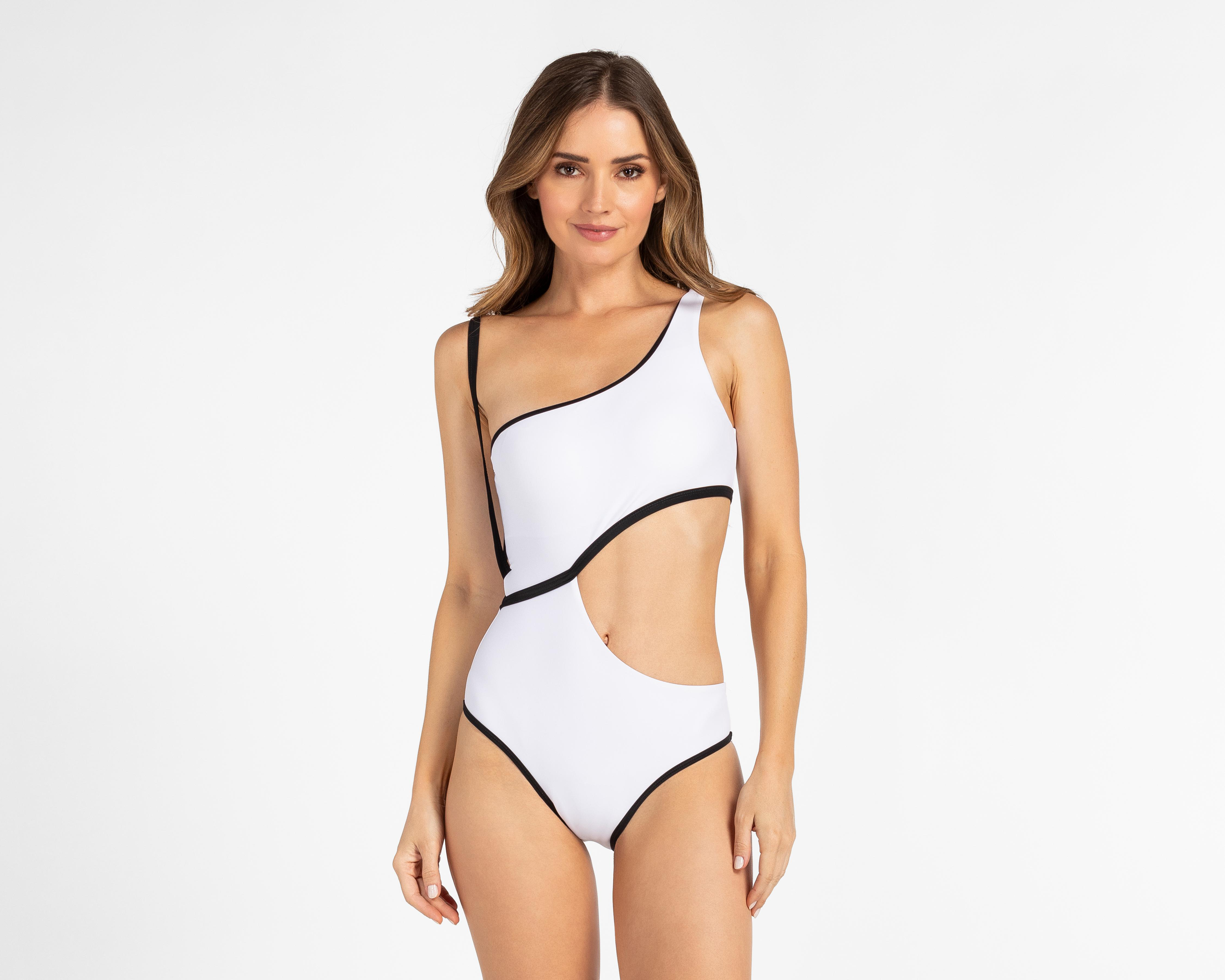Foto 1 | Traje de Baño NYD Blanco