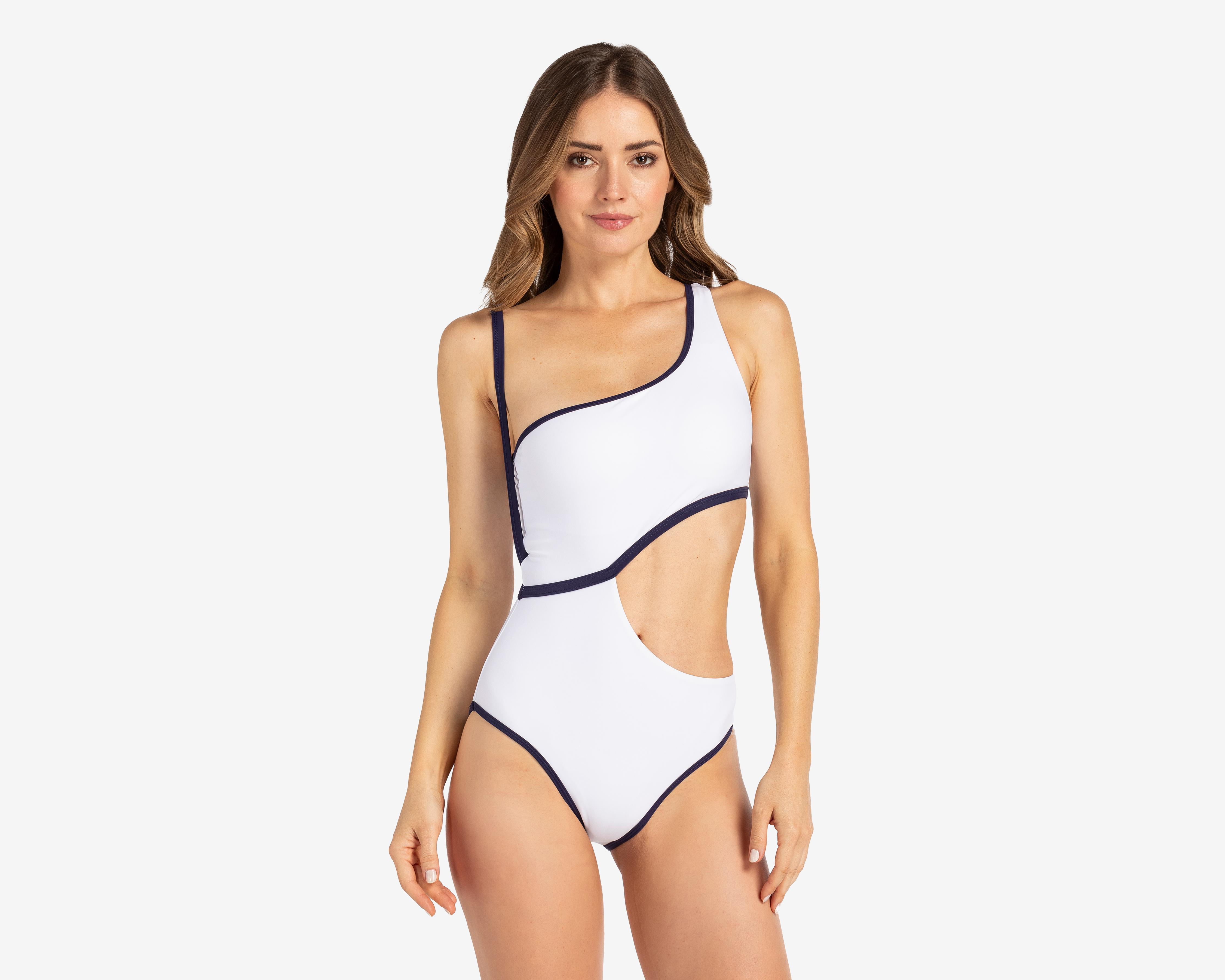 Foto 1 | Traje de Baño NYD Blanco