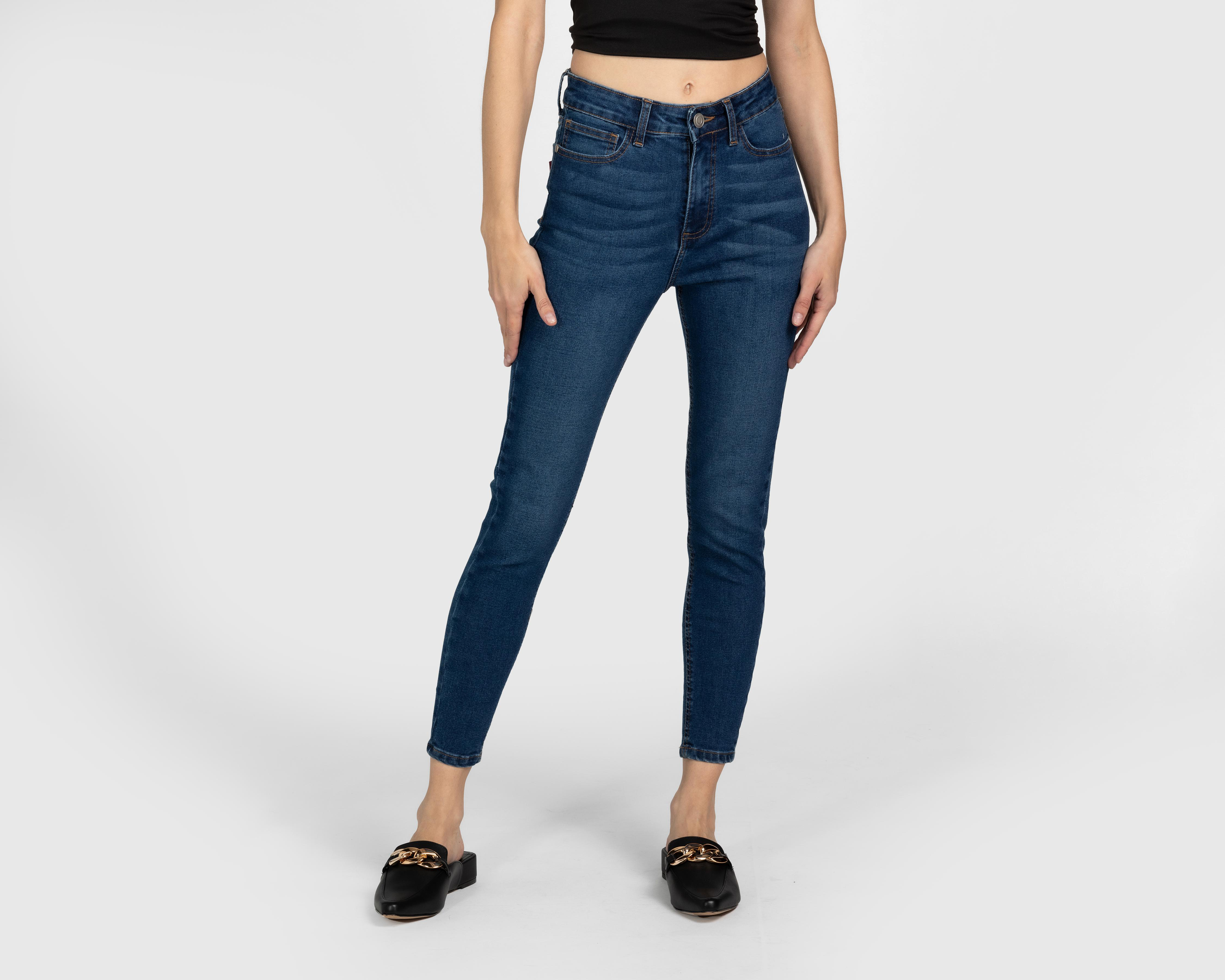 Foto 2 pulgar | Jeans Skinny Lucky Star para Mujer