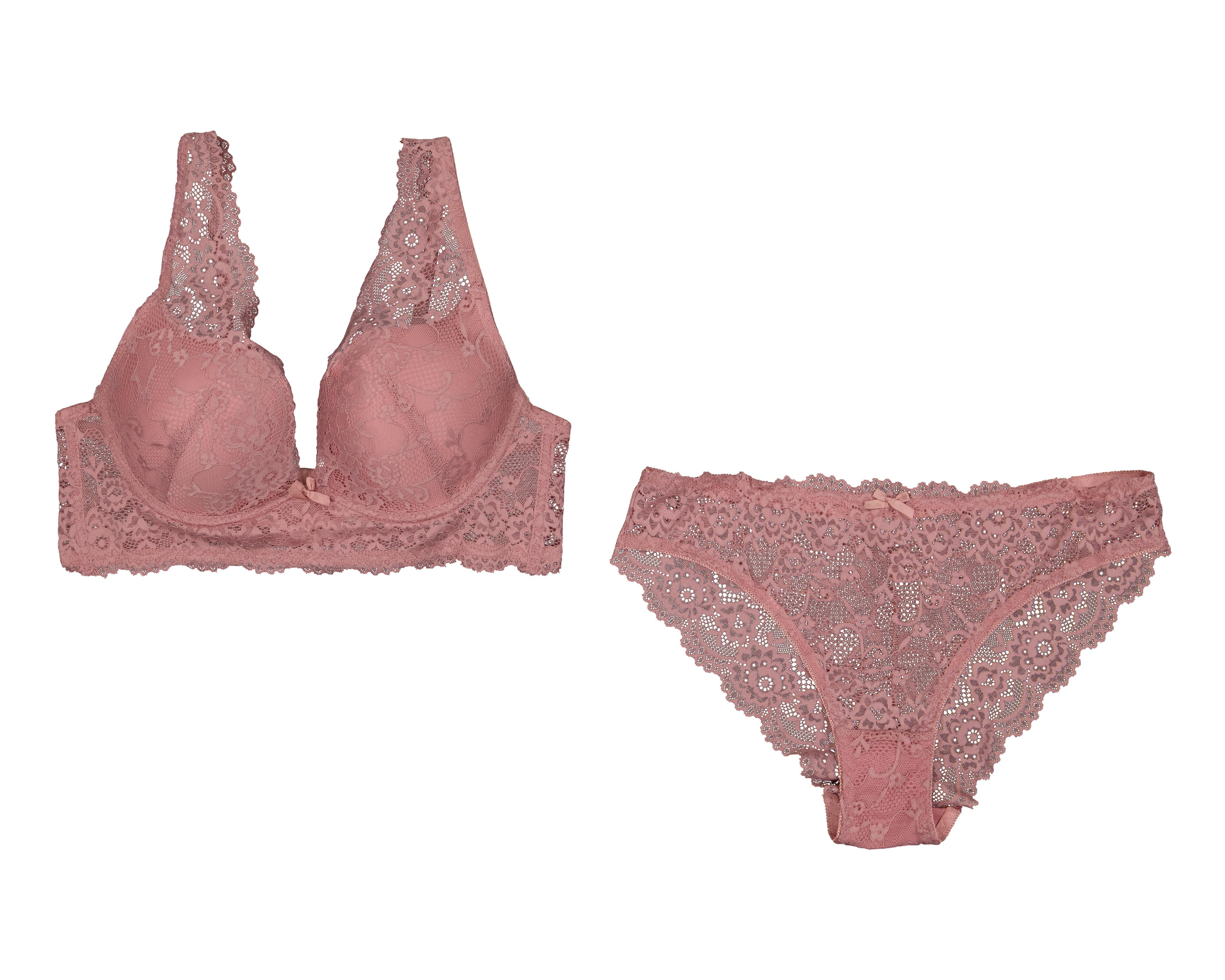 Coordinado de Encaje Eva Tu Estilo Íntimo Copa Completa 2 Pack