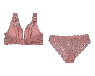 Foto 2 | Coordinado de Encaje Eva Tu Estilo Íntimo Copa Completa 2 Pack