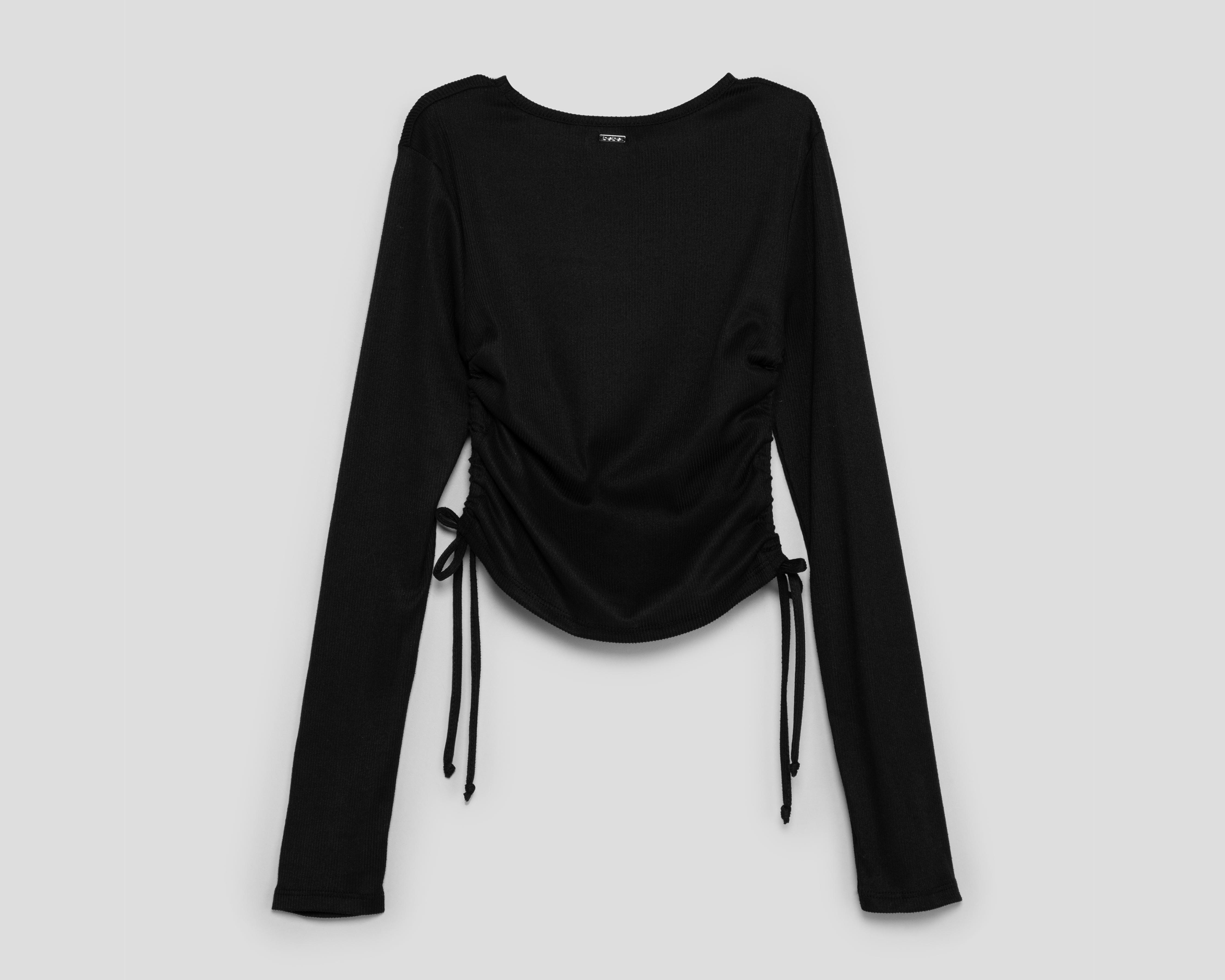Foto 3 pulgar | Playera Bebe con Jaretas para Mujer