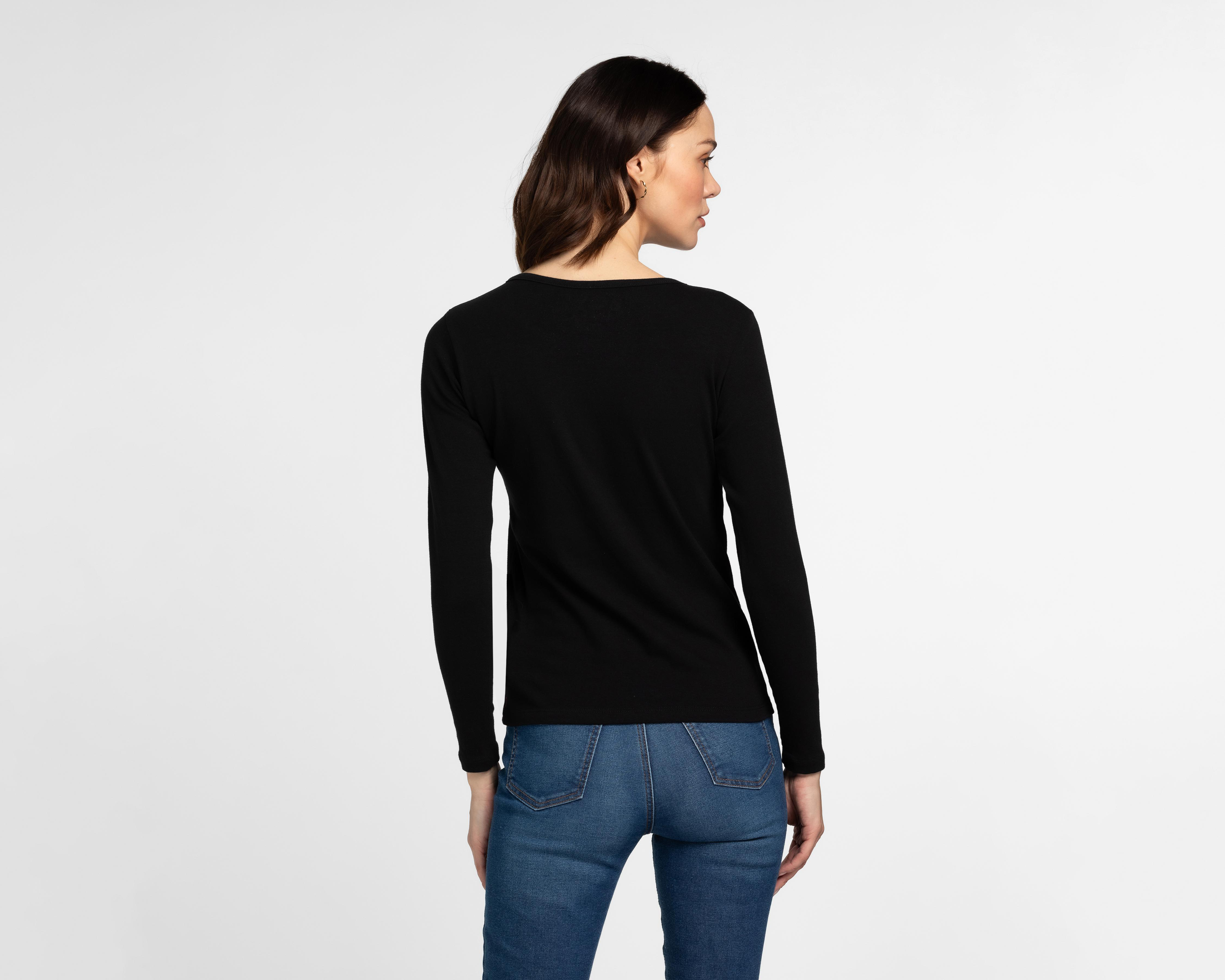 Foto 4 pulgar | Playera Boy London Manga Larga para Mujer