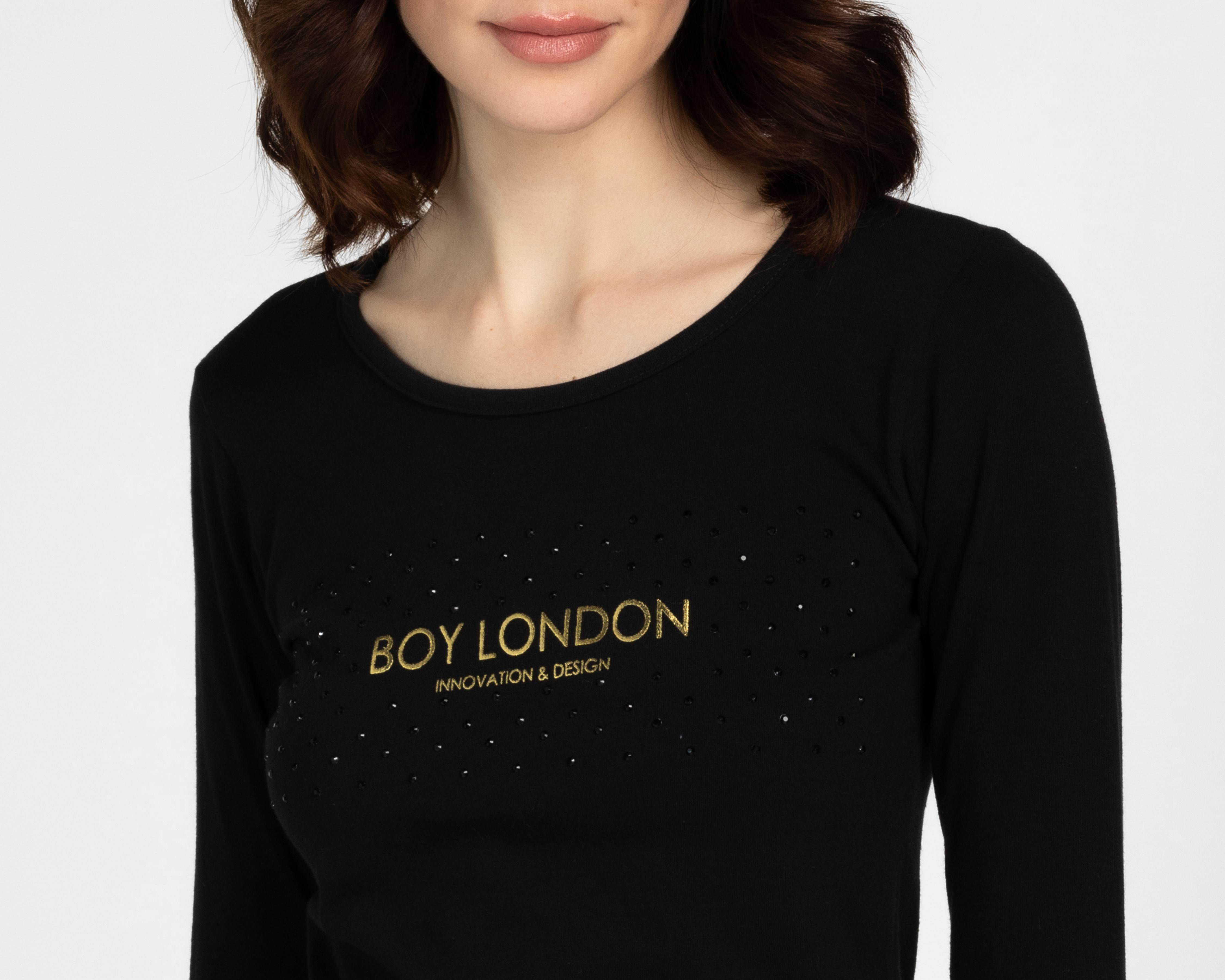 Foto 5 pulgar | Playera Boy London Manga Larga para Mujer