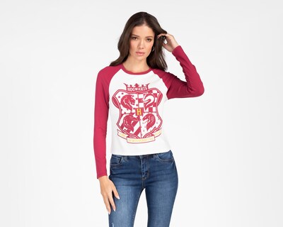 Foto 1 | Playera Harry Potter manga Larga para Mujer