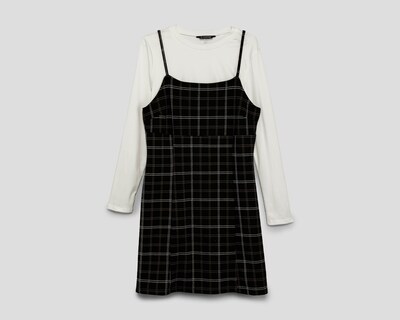 Foto 1 | Vestido Casual Thinner con Blusa Manga Larga